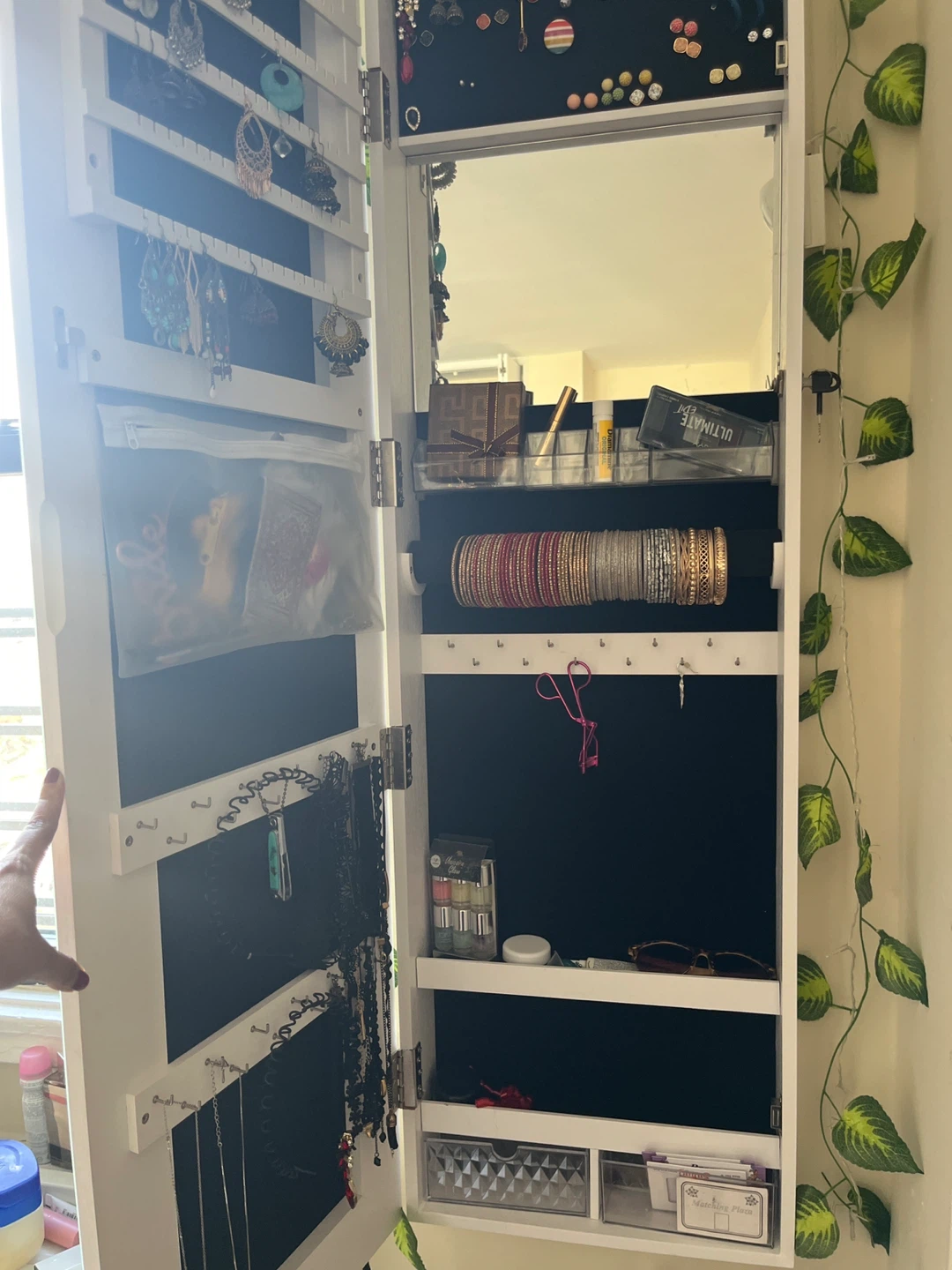 Jewelry Armoire Mirror Cabinet - photo 2