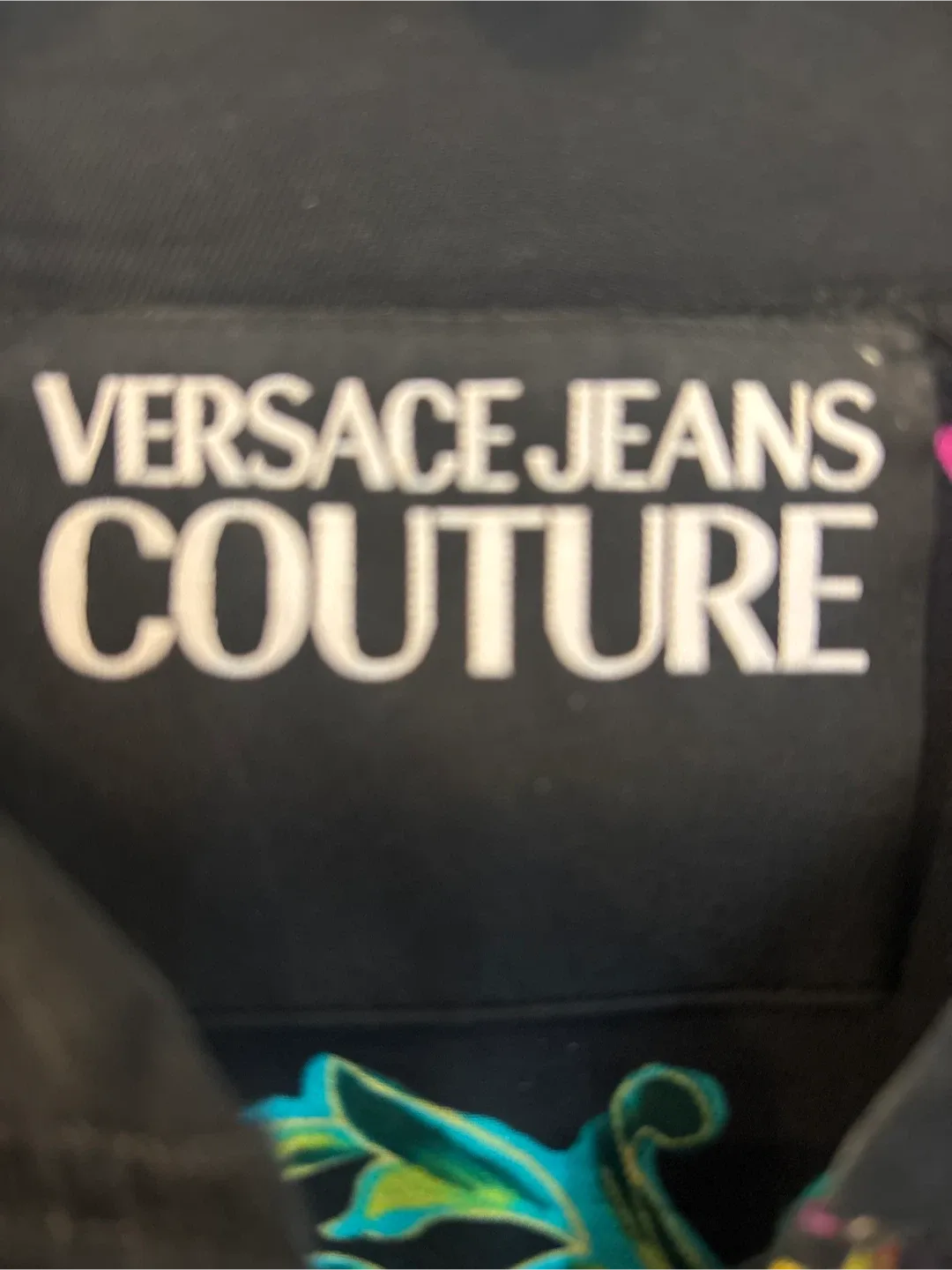 Versace Jeans Couture Black Patterned Blouse image indicator(2)