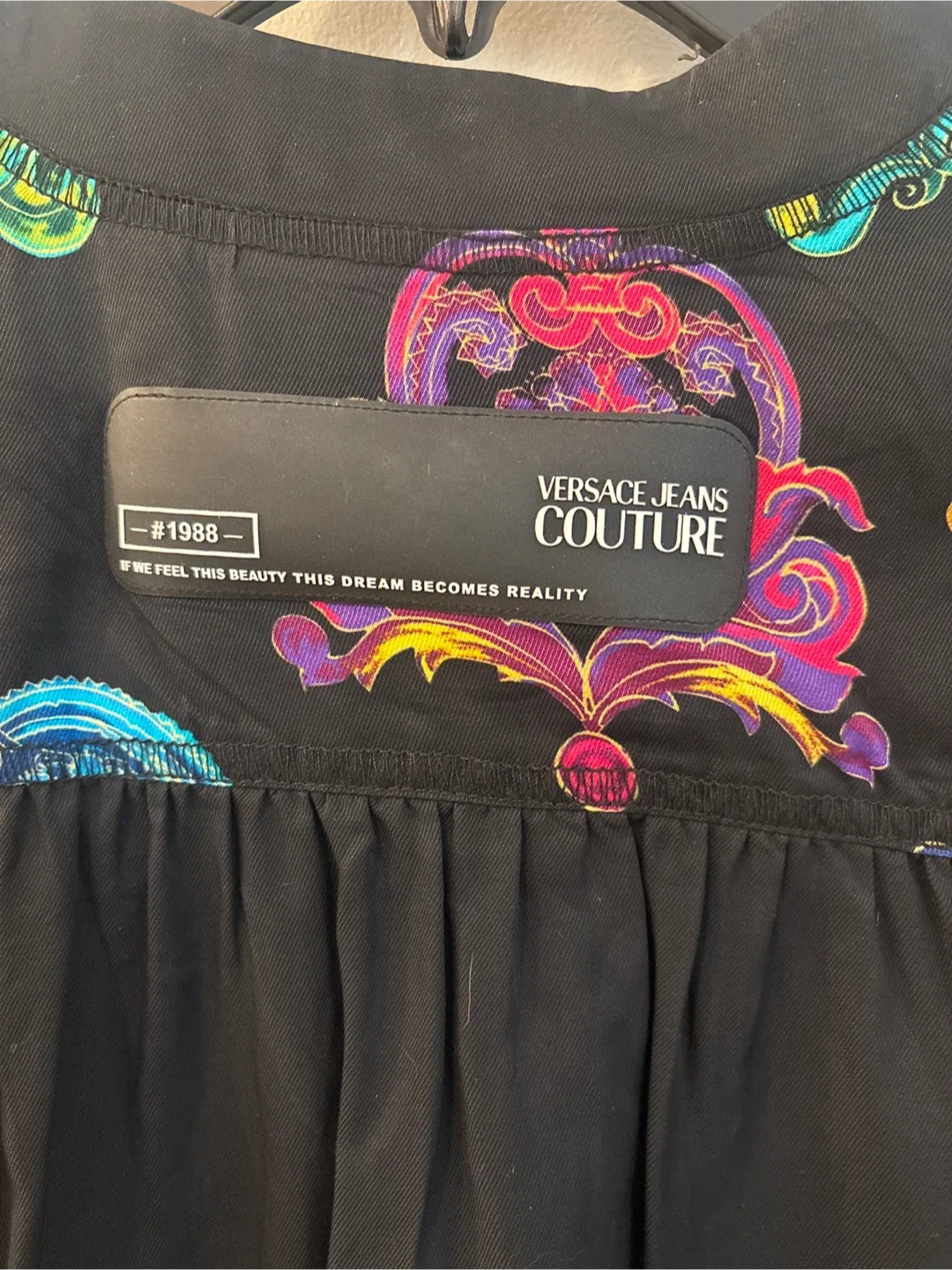 Versace Jeans Couture Black Patterned Blouse image indicator(5)