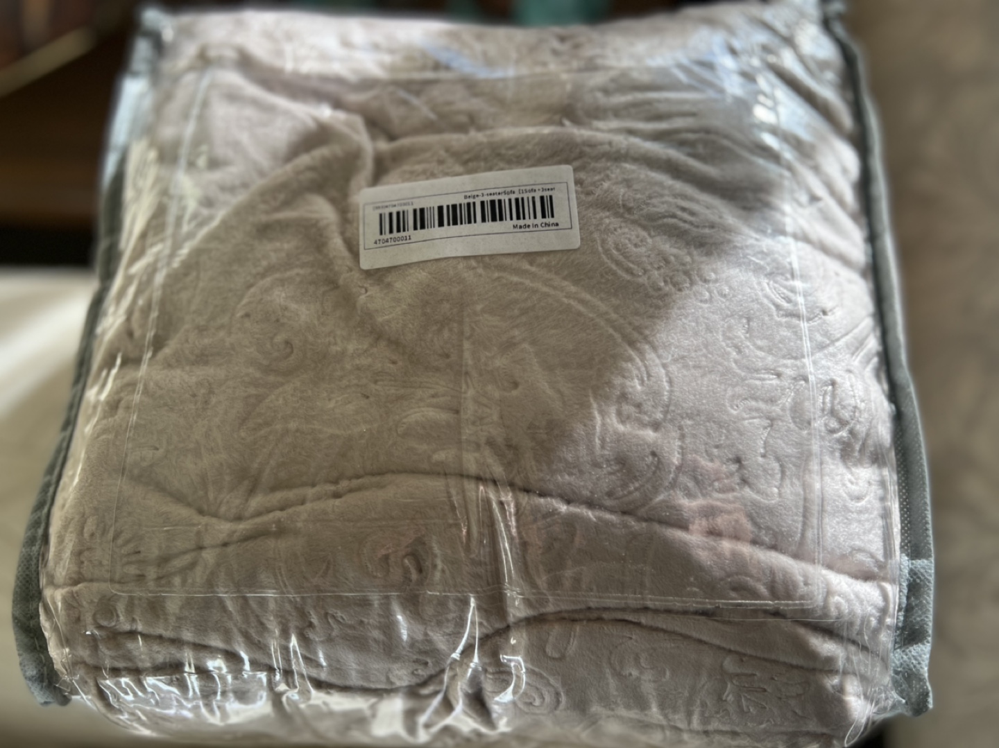Brand New-Beige 3-Seater Sofa Cover - photo 2