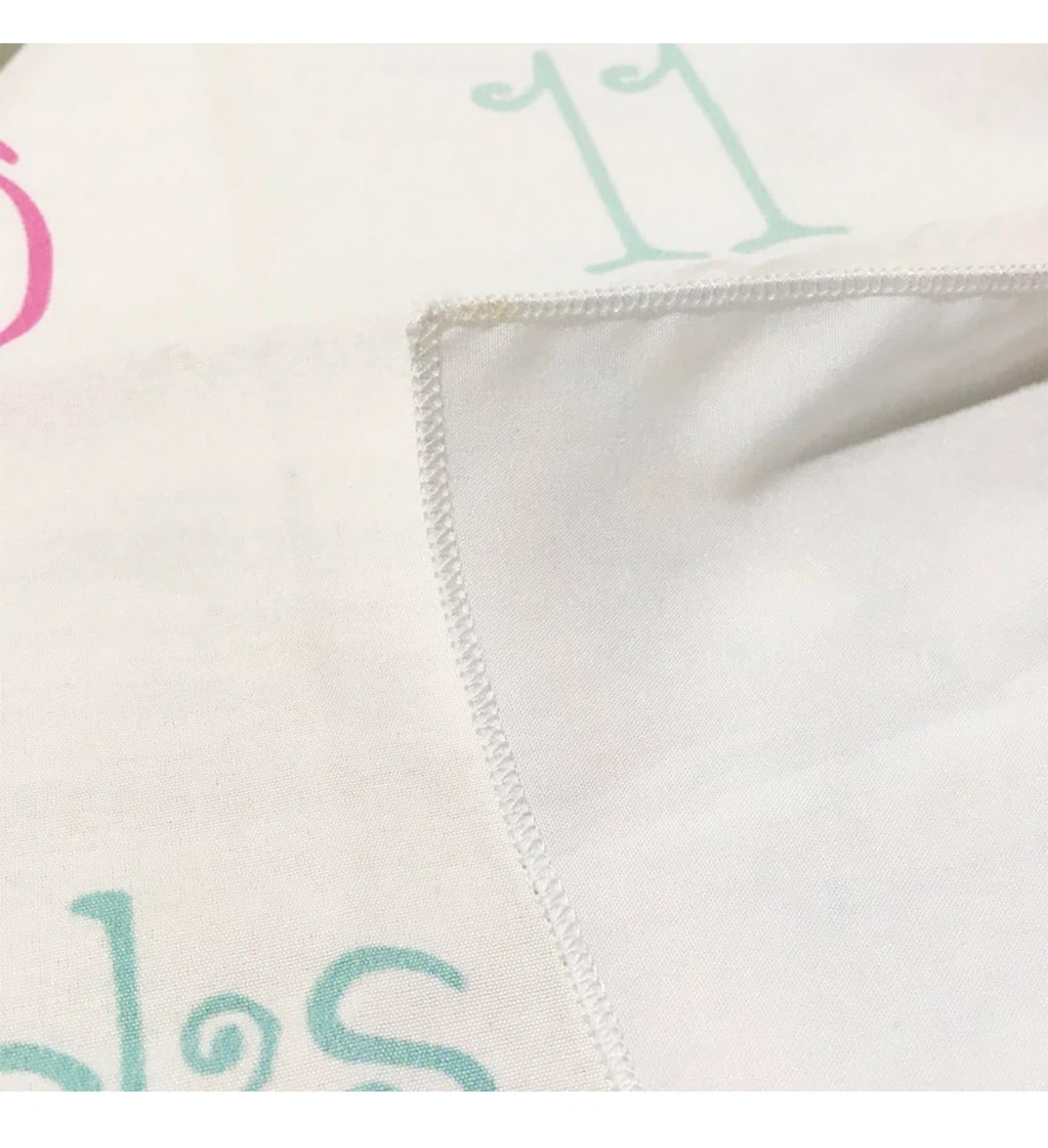 Unicorn Baby Milestone Blanket with Wreaths - photo 5