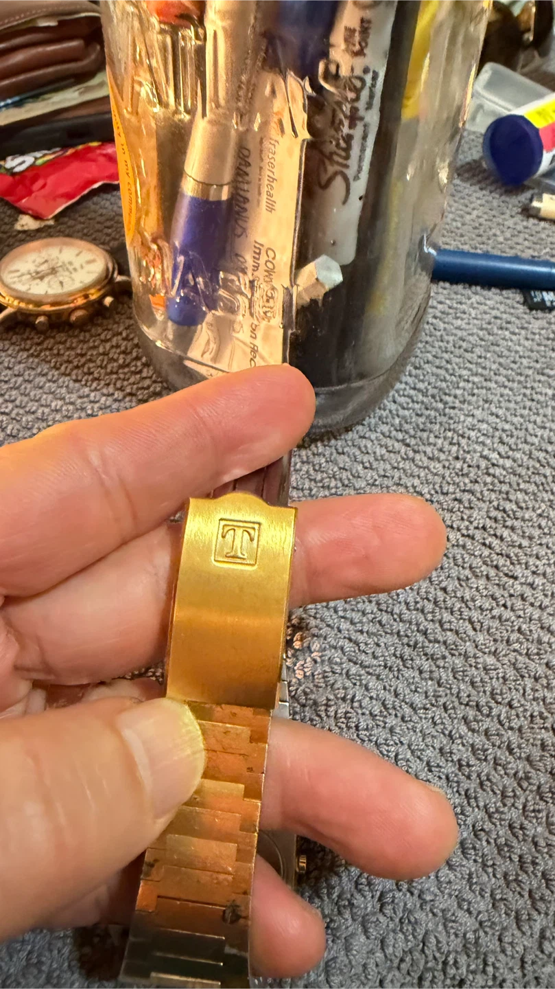 Tissot F1 Two Time Zone Gold Watch - photo 2