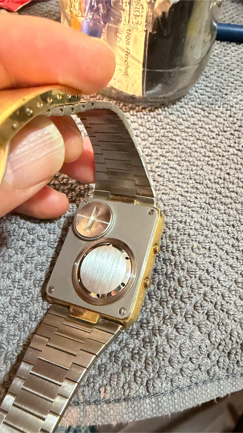 Tissot F1 Two Time Zone Gold Watch - photo 3