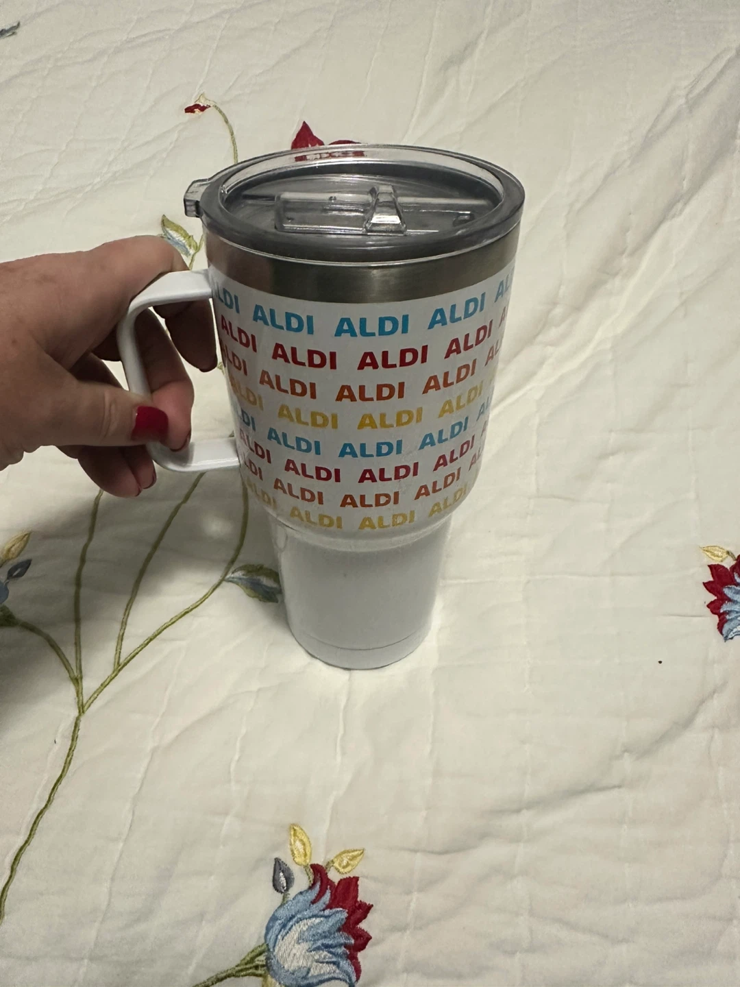 ALDI Stainless Steel Mug with Lid