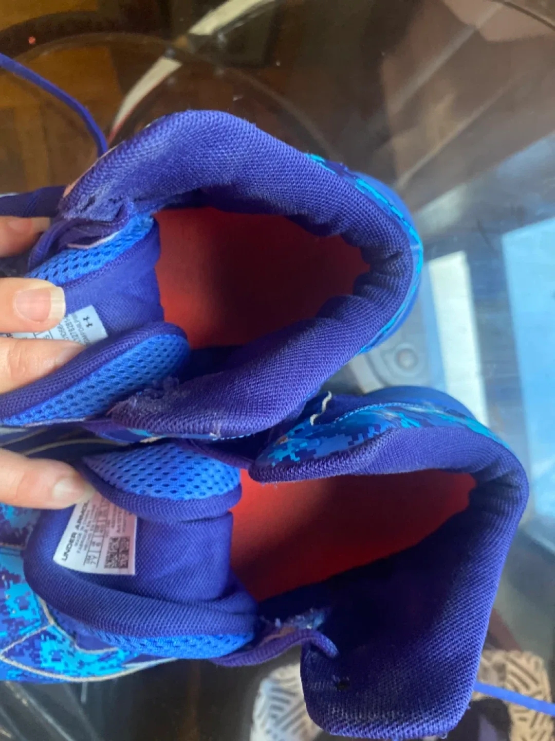 Under Armour Blue Basketball Shoes