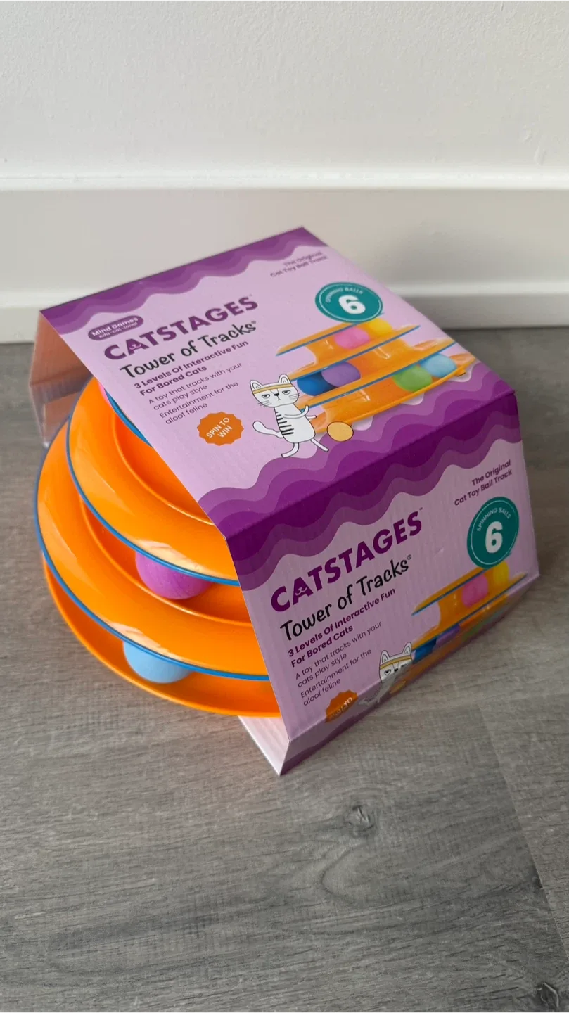 Catstages Tower of Tracks Cat Toy