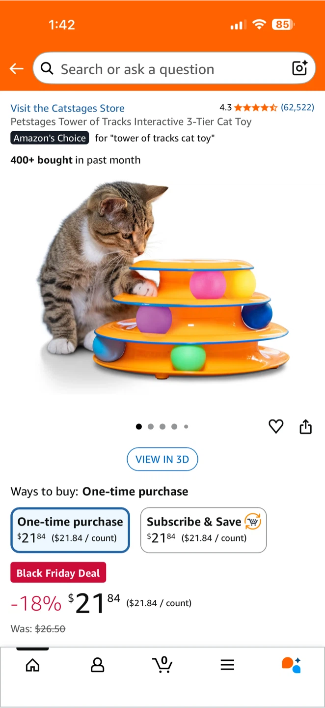 Catstages Tower of Tracks Cat Toy - photo 5