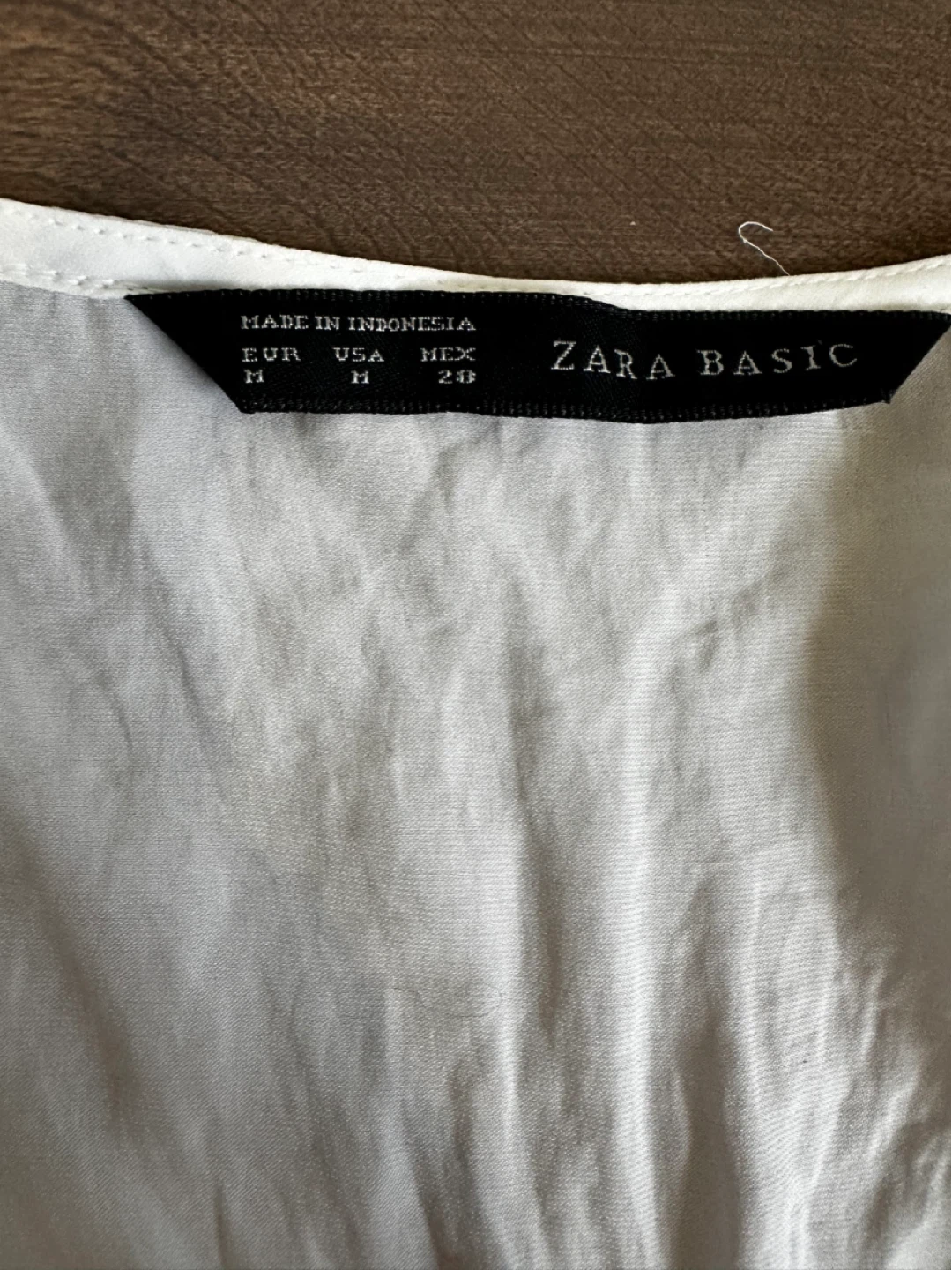 Zara Basic White Top - Size M - photo 3