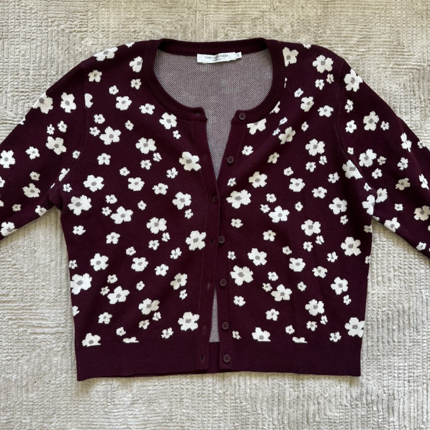 Contemporaine Floral Cardigan - Great quality - Size M - photo 3