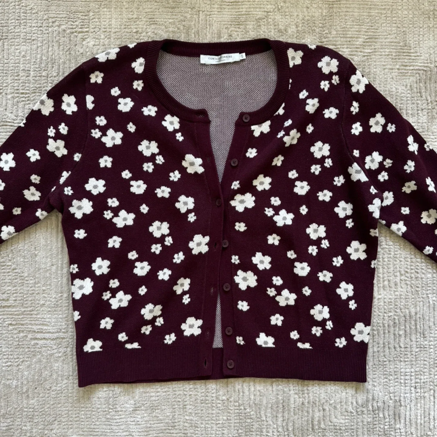 Contemporaine Floral Cardigan - Great quality - Size M image indicator(3)