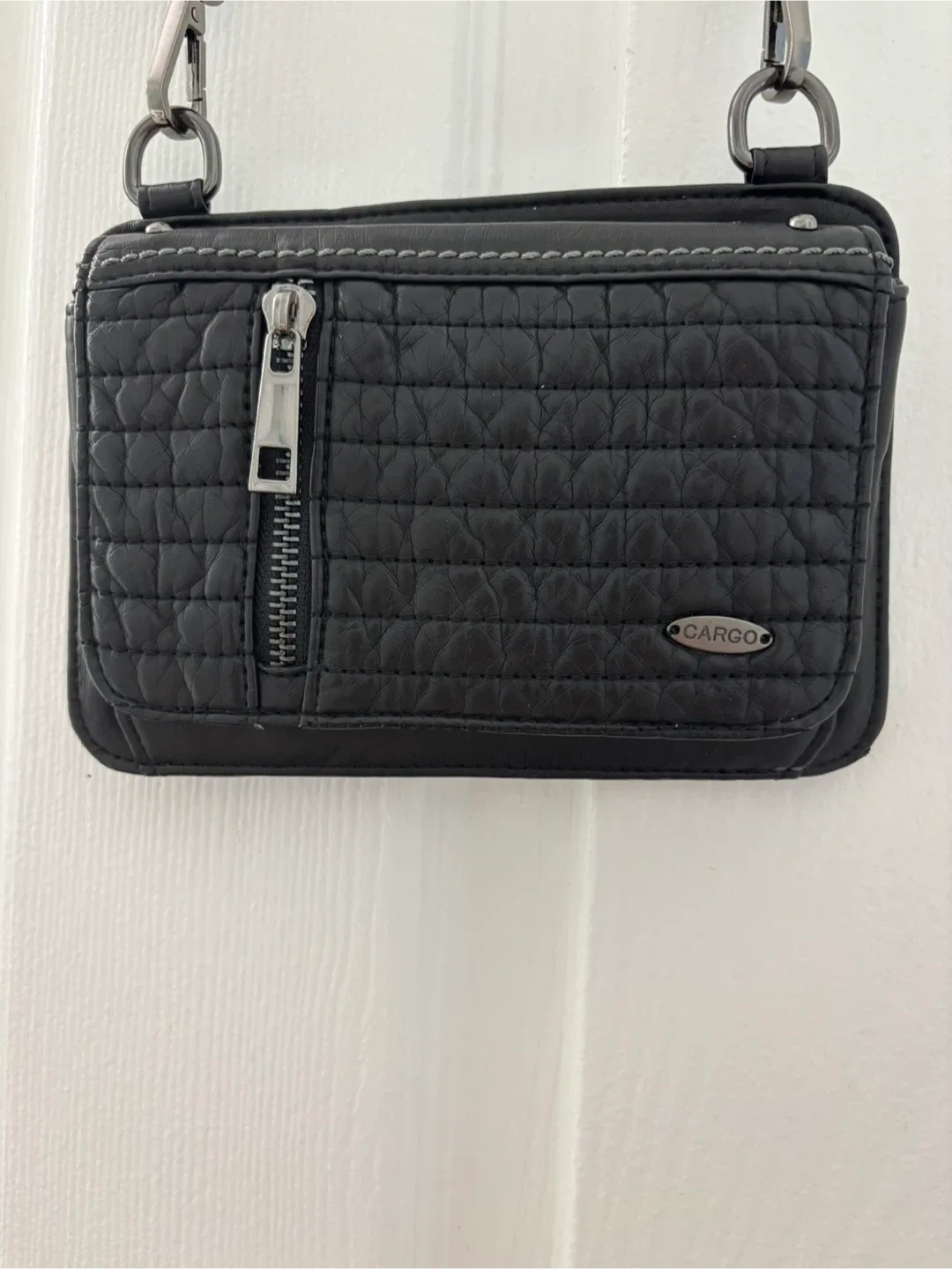 Cargo Black Crossbody Bag