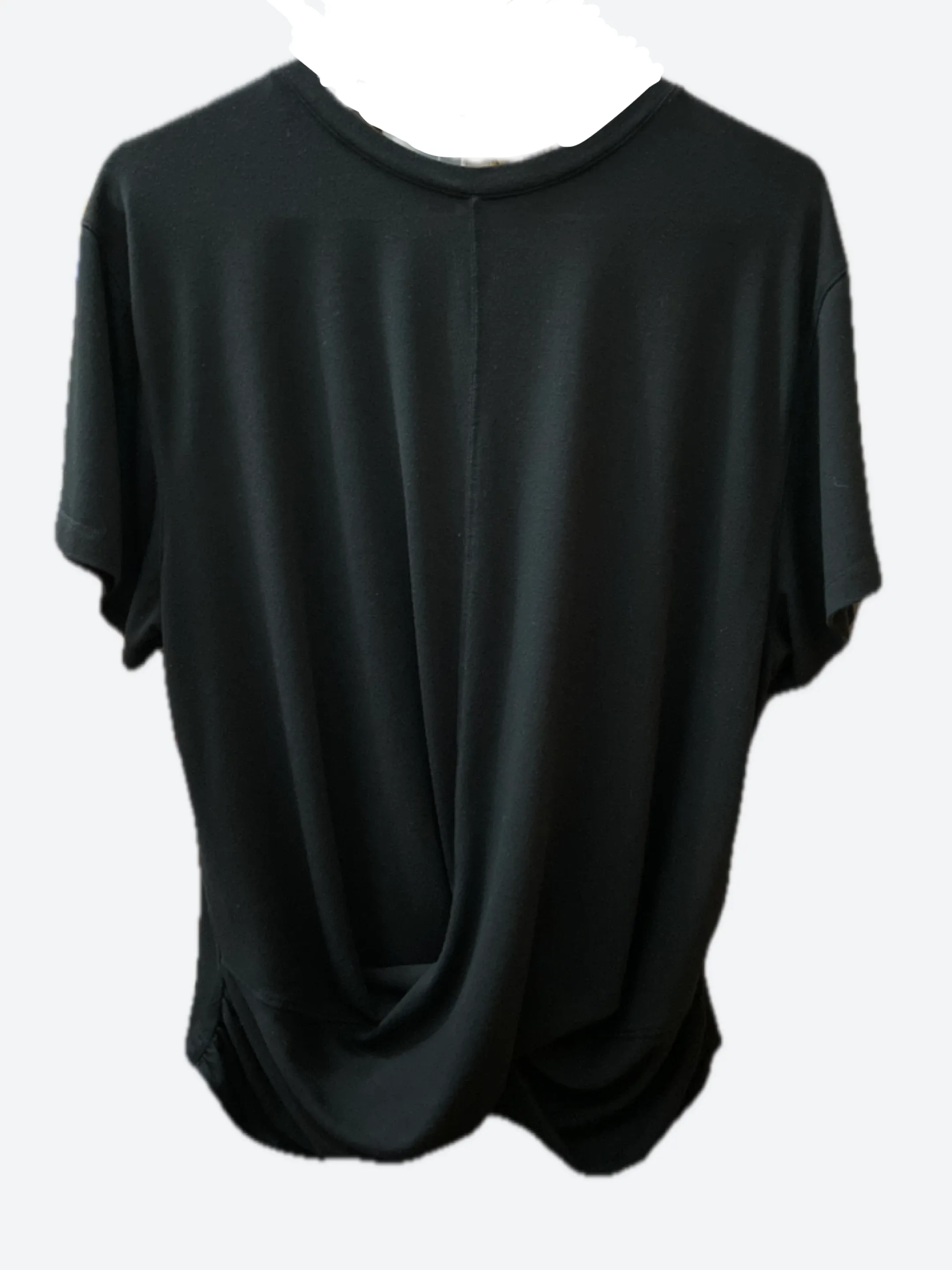 Black Twist Front T-Shirt