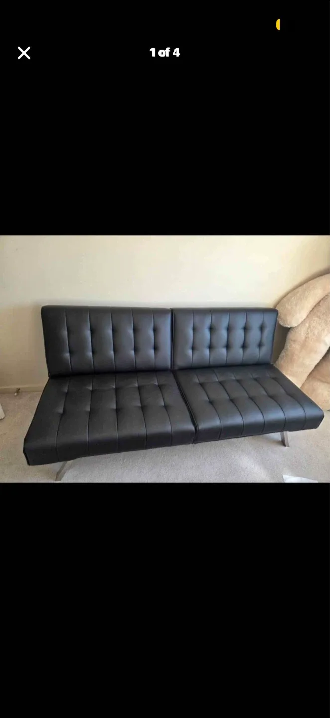 Black Futon Sofa Bed