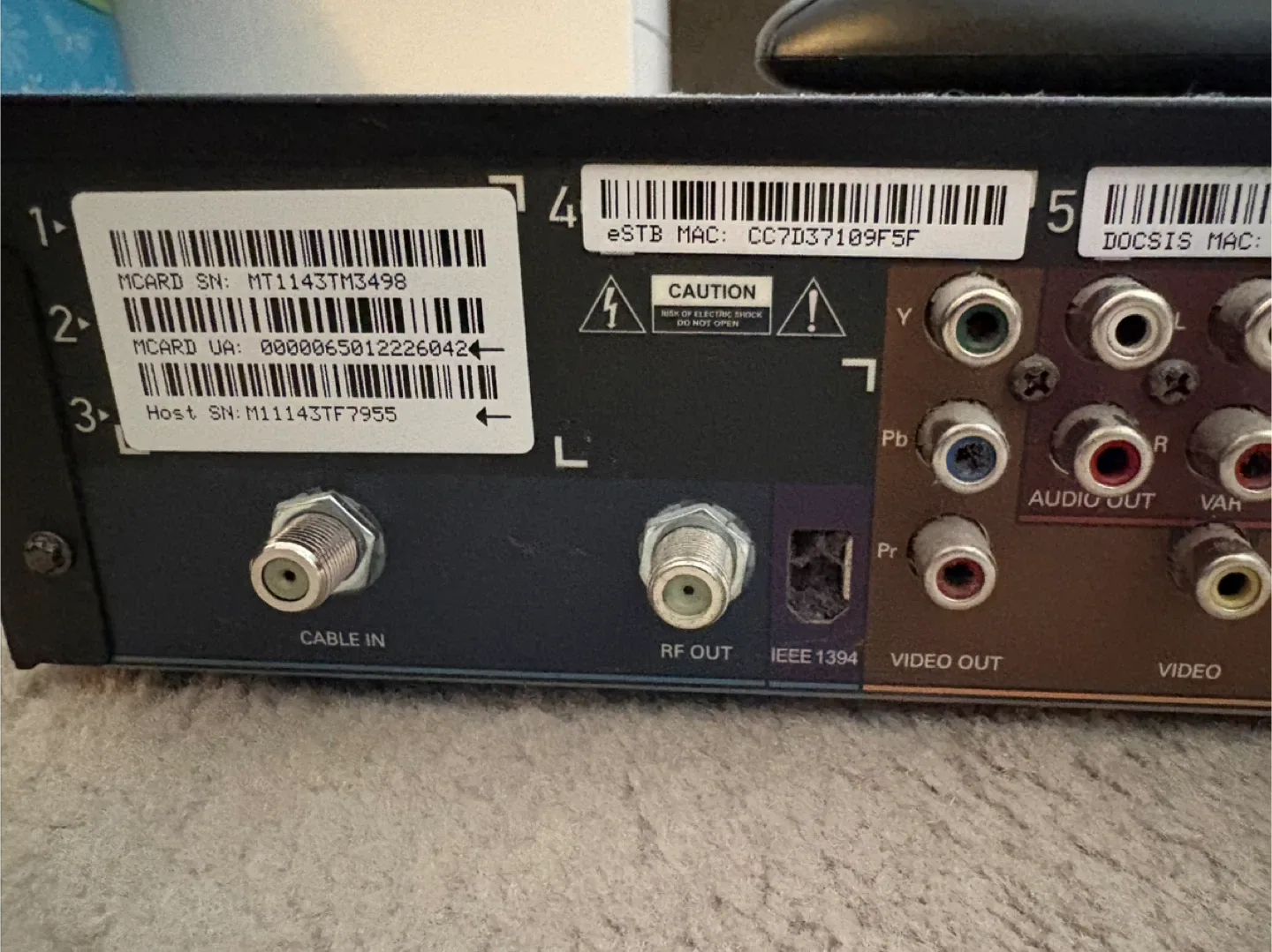 Motorola DCX3400-M Dual Tuner PVR image indicator(3)