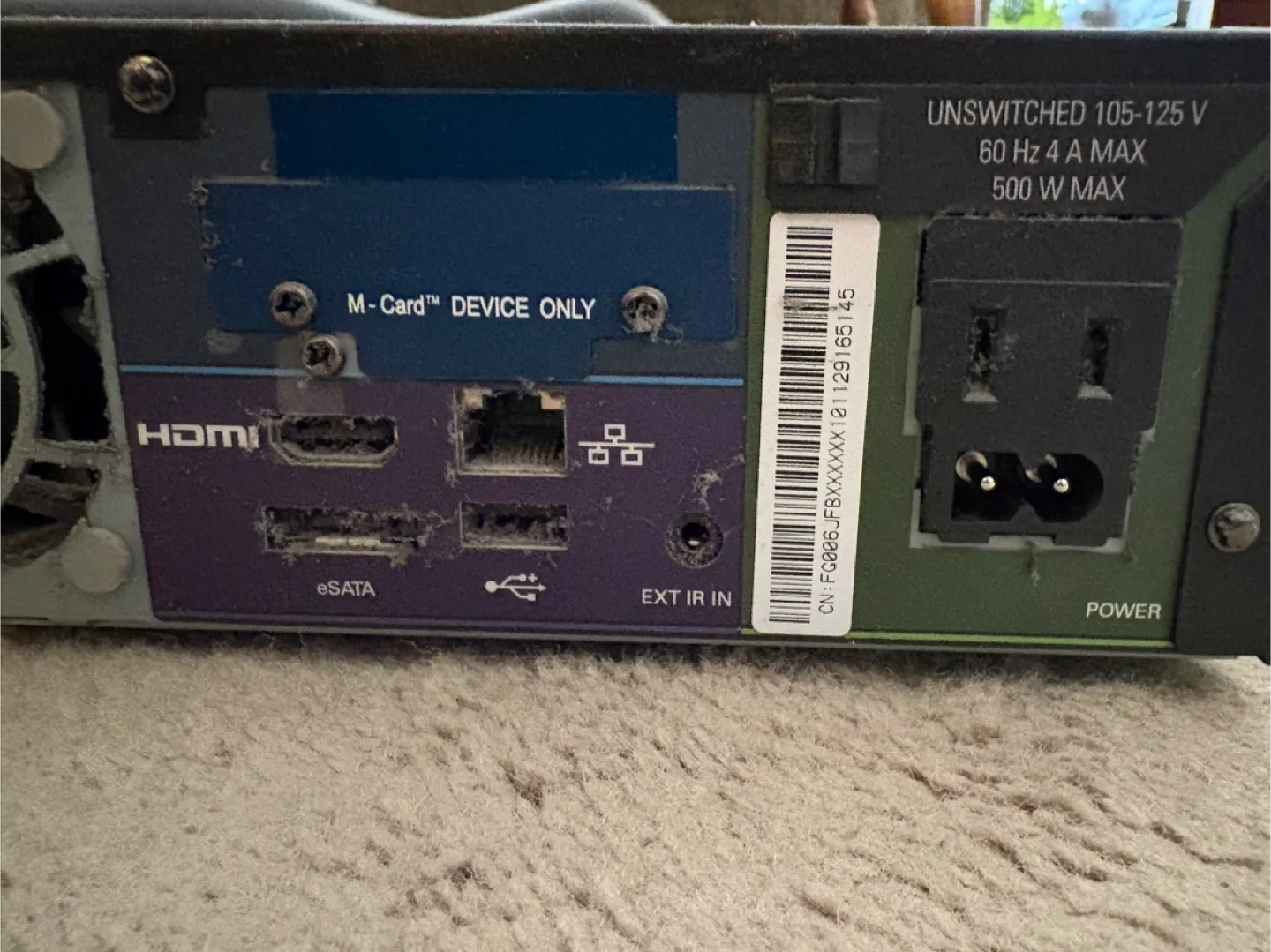 Motorola DCX3400-M Dual Tuner PVR image indicator(5)