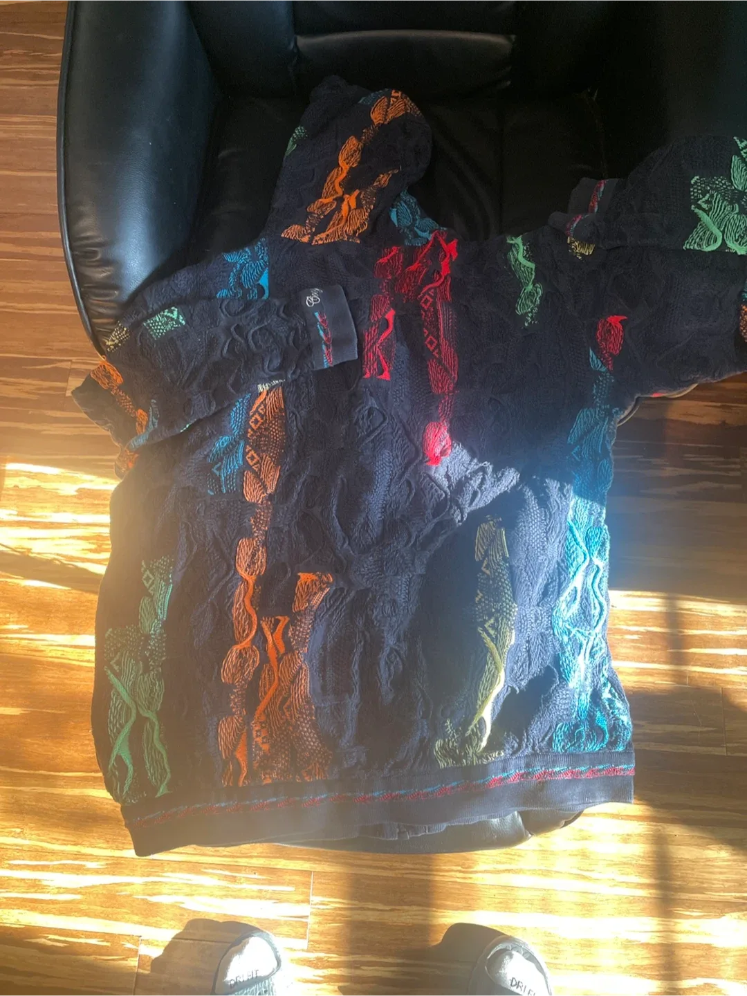 Coogi Men's Blue Multicolor Hoodie image indicator(2)