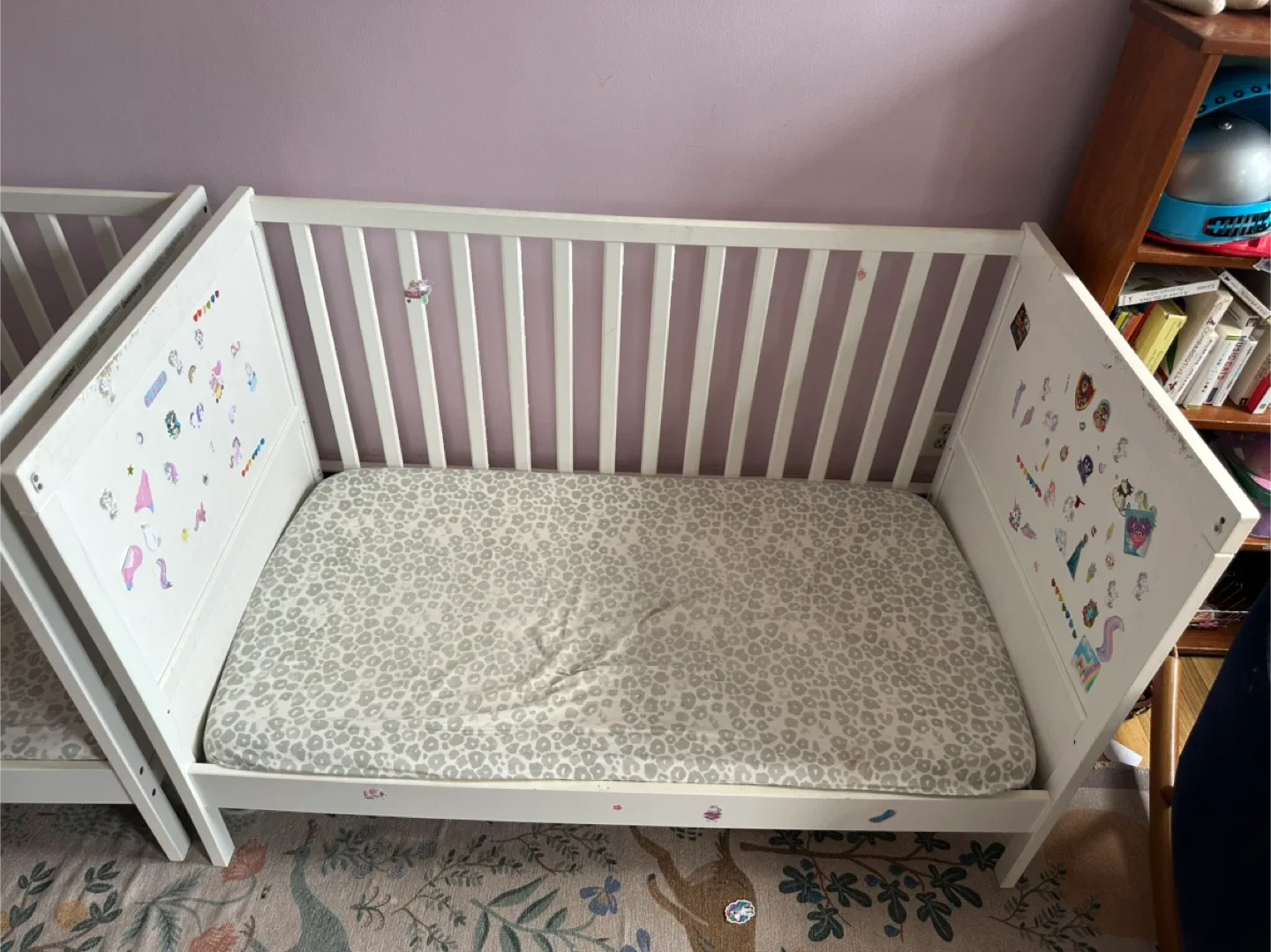 2 IKEA Sundvik Cribs- for twins or siblings close in age image indicator(3)