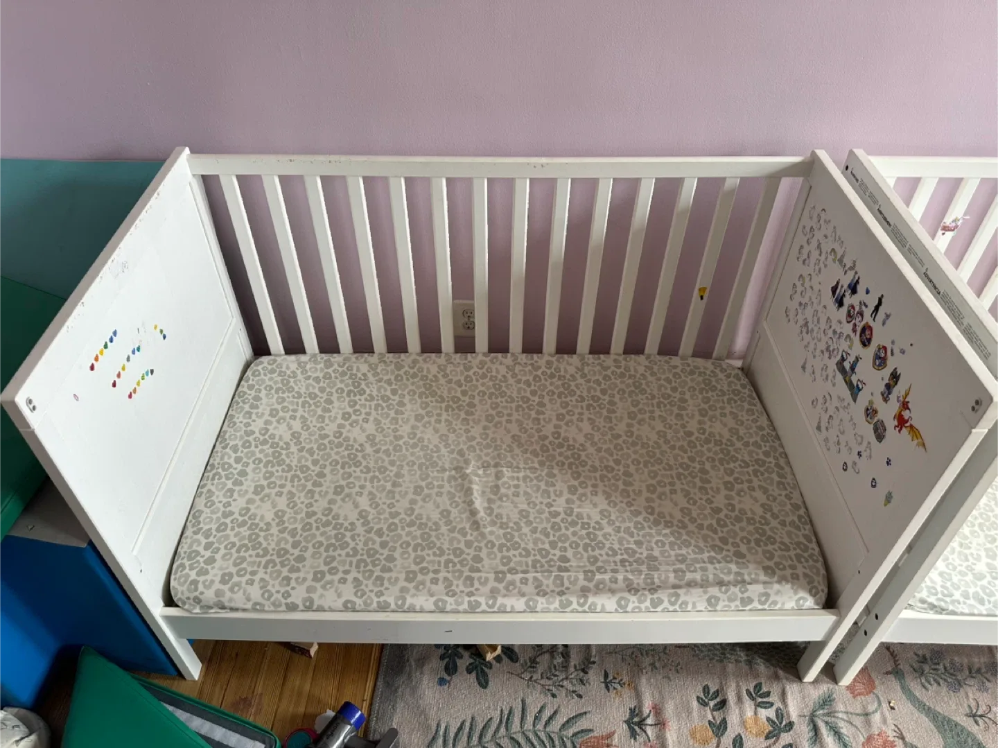 2 IKEA Sundvik Cribs- for twins or siblings close in age image indicator(2)