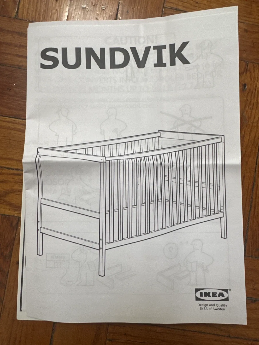 2 IKEA Sundvik Cribs- for twins or siblings close in age image indicator(4)