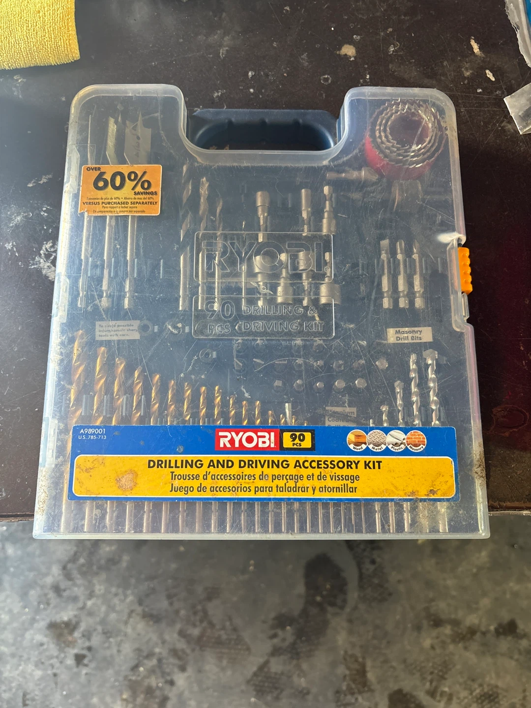 Ryobi 90-Piece Drilling & Driving Accessory Kit