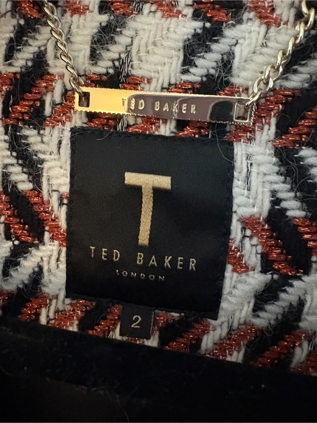 Ted Baker Houndstooth Wool Blend Coat - photo 3