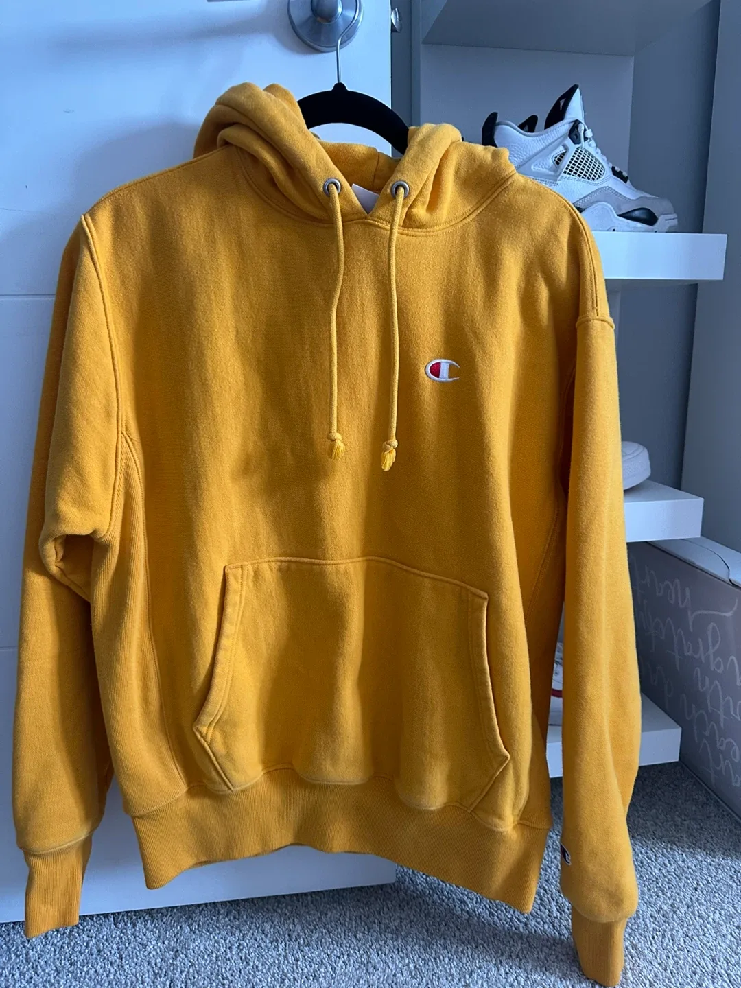 Champion Mustard Yellow Hoodie