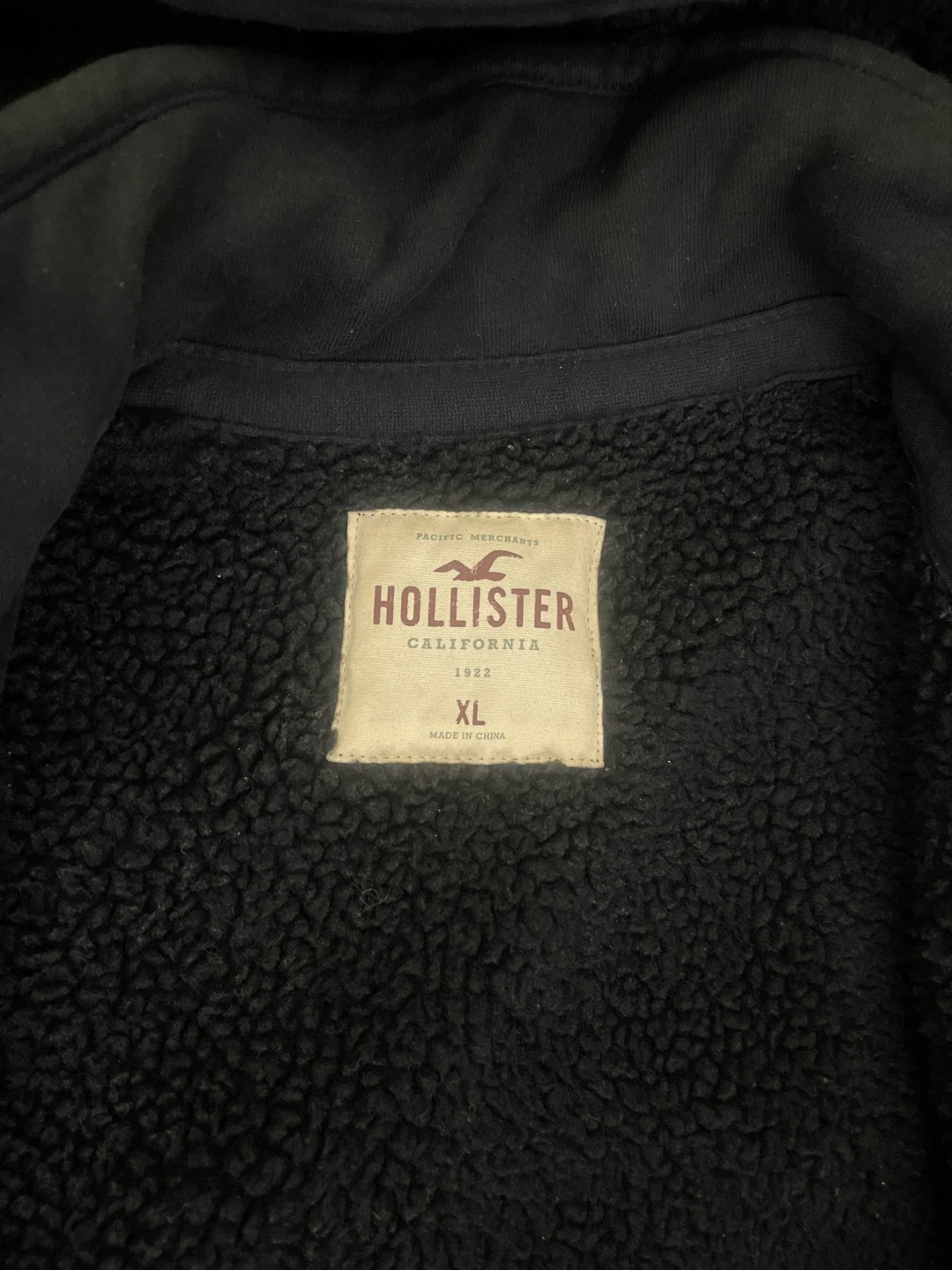Hollister Gray & Black Hooded Jacket - XL - photo 2