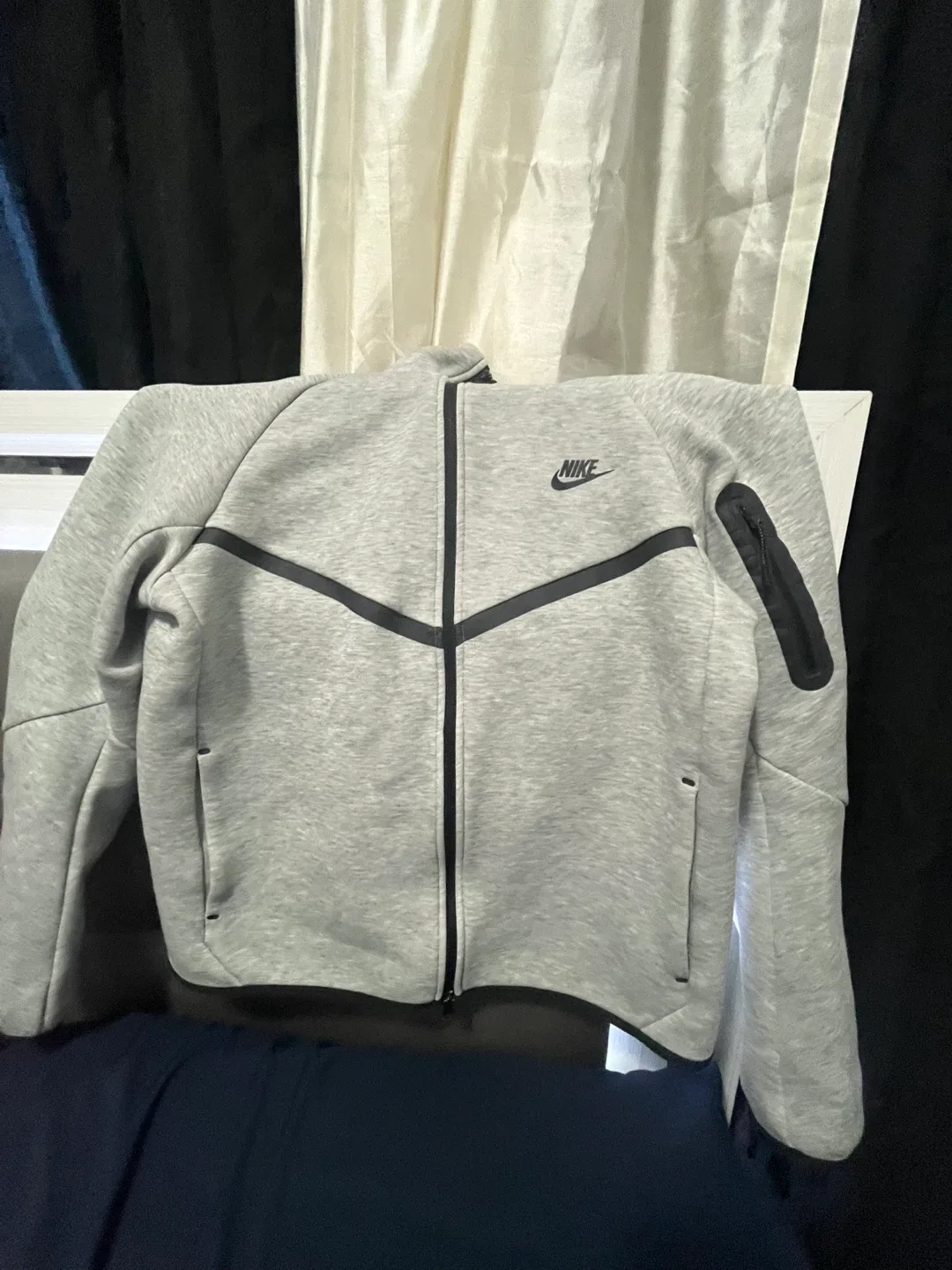 Nike Tech Fleece Gray Jacket - Size M