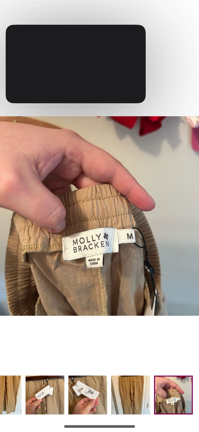 Molly Bracken Linen Pants - Size M - photo 5