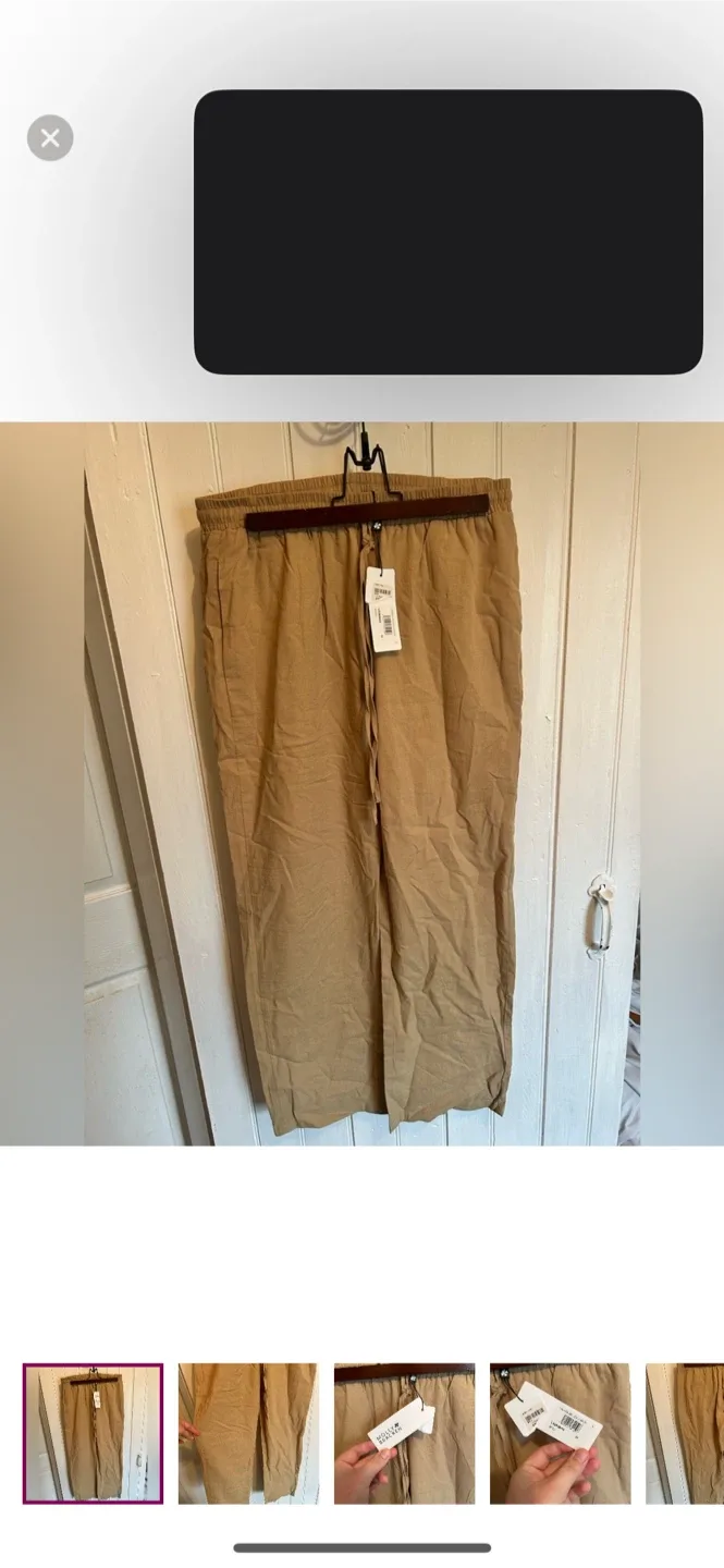 Molly Bracken Linen Pants - Size M