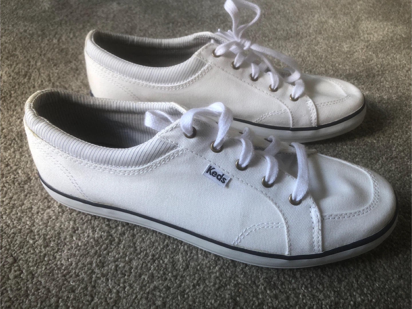 Keds Women's White Canvas Sneakers