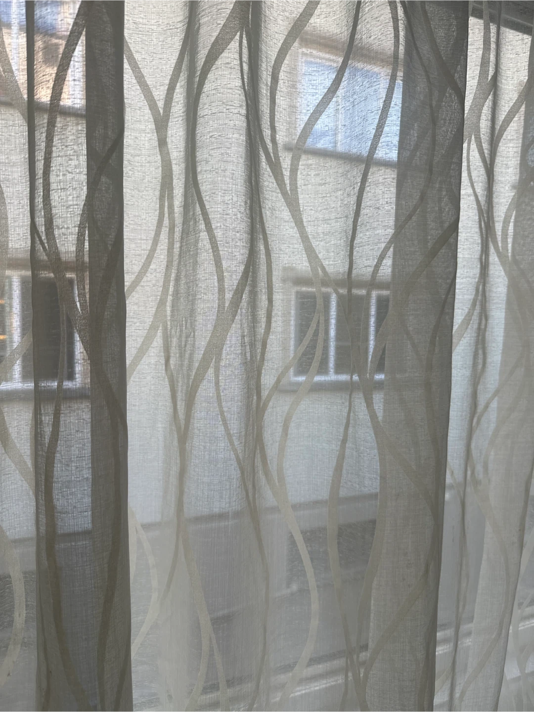 Sheer Off White Curtains - photo 2