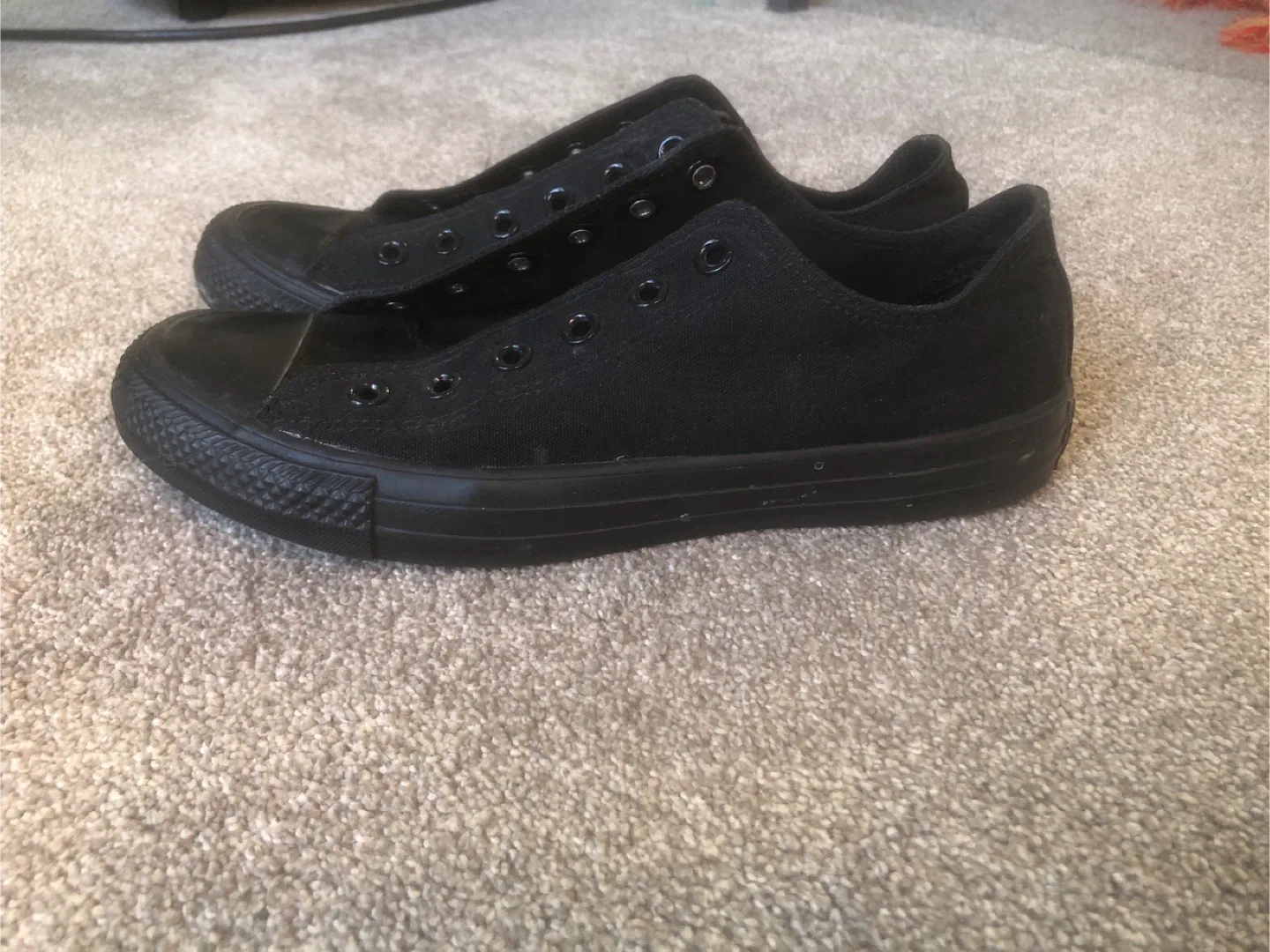 Converse All Star Black Slip-On Shoes image indicator(4)