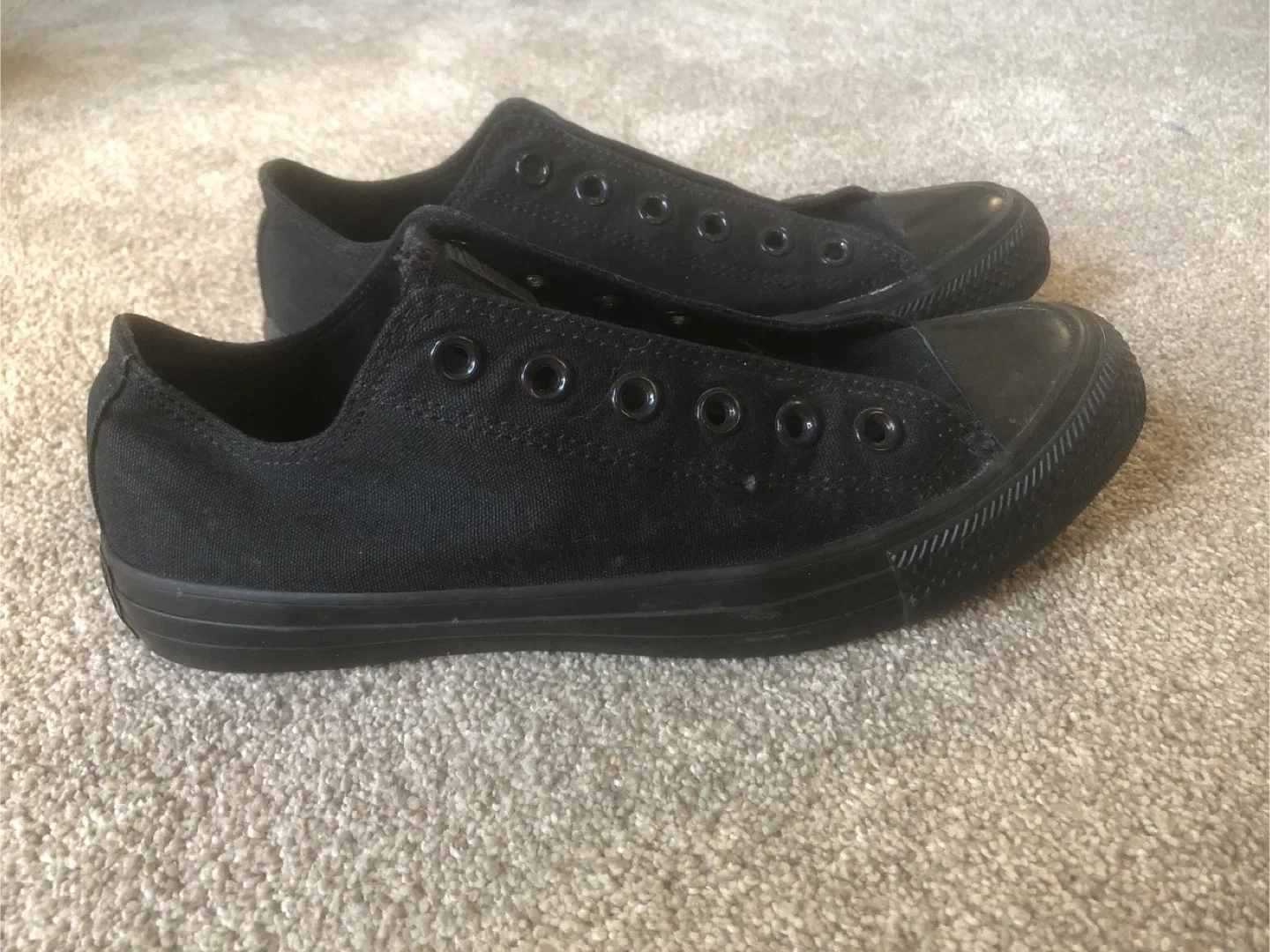 Converse All Star Black Slip-On Shoes image indicator(2)
