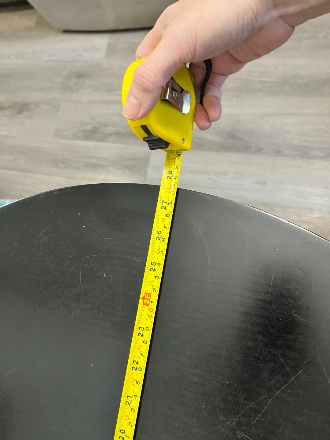 Round Black Bar Table - 28" Diameter, 41" Height - photo 4
