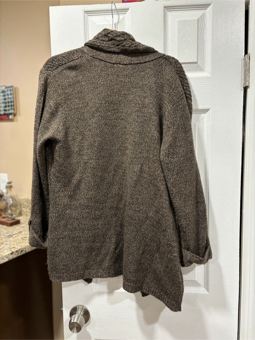 Karen Scott Brown Knit Cardigan - XL - photo 3