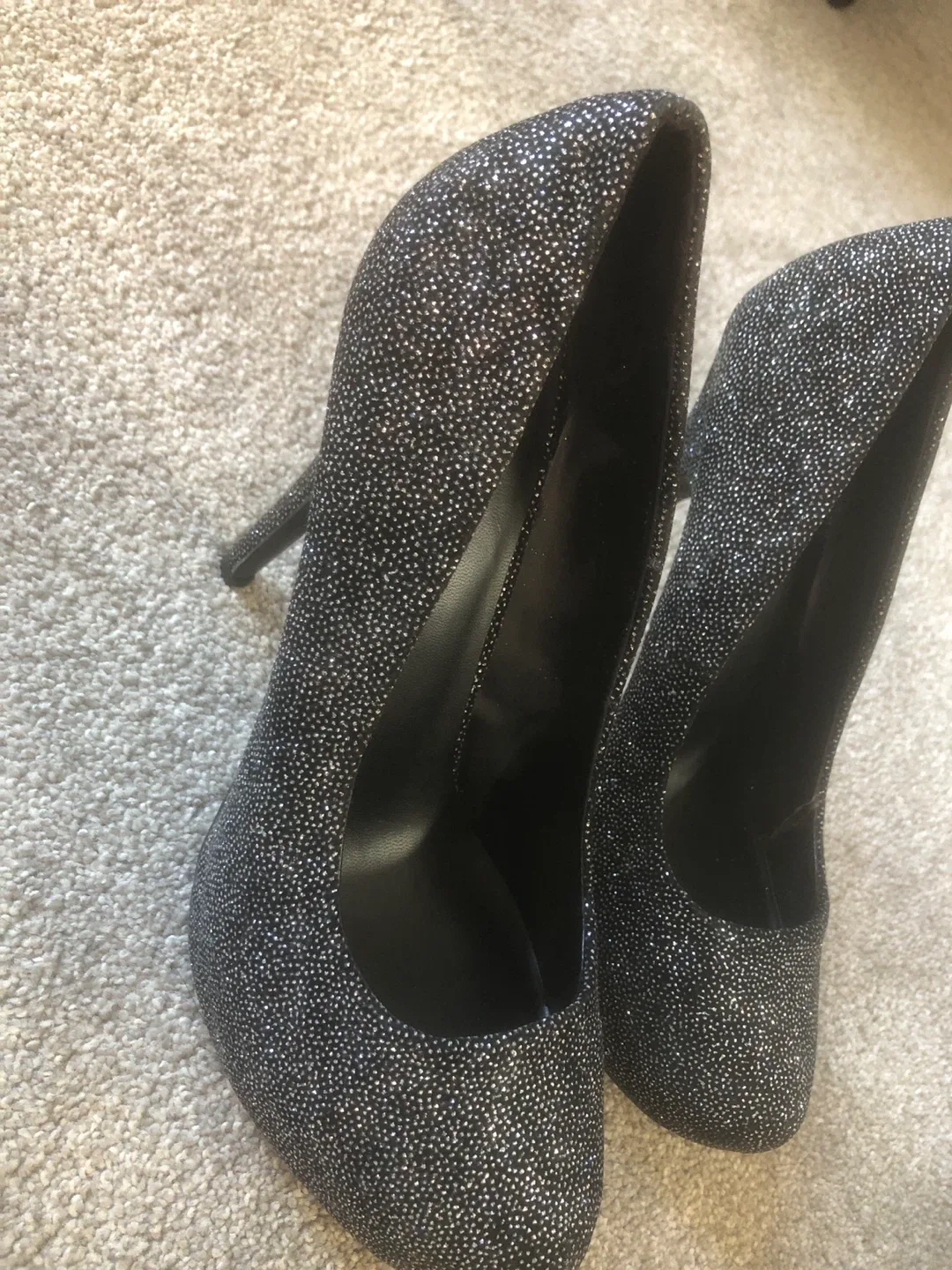 Mix No. 6 Sparkly Black Heels