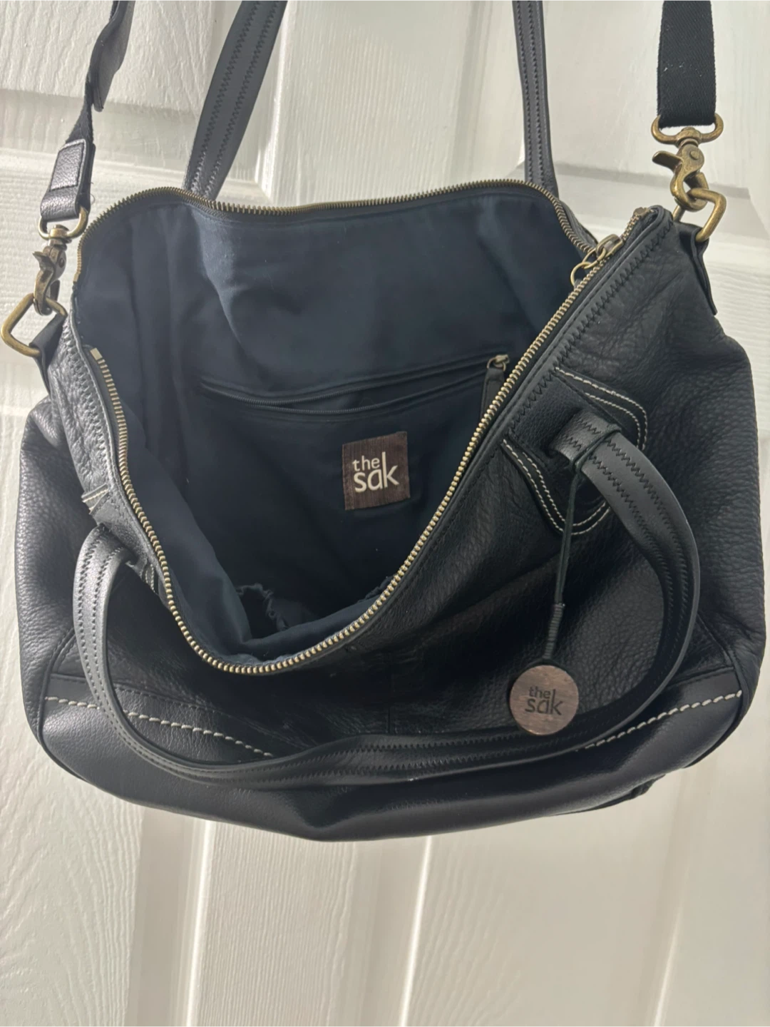 The Sak Black Leather Handbag - photo 3