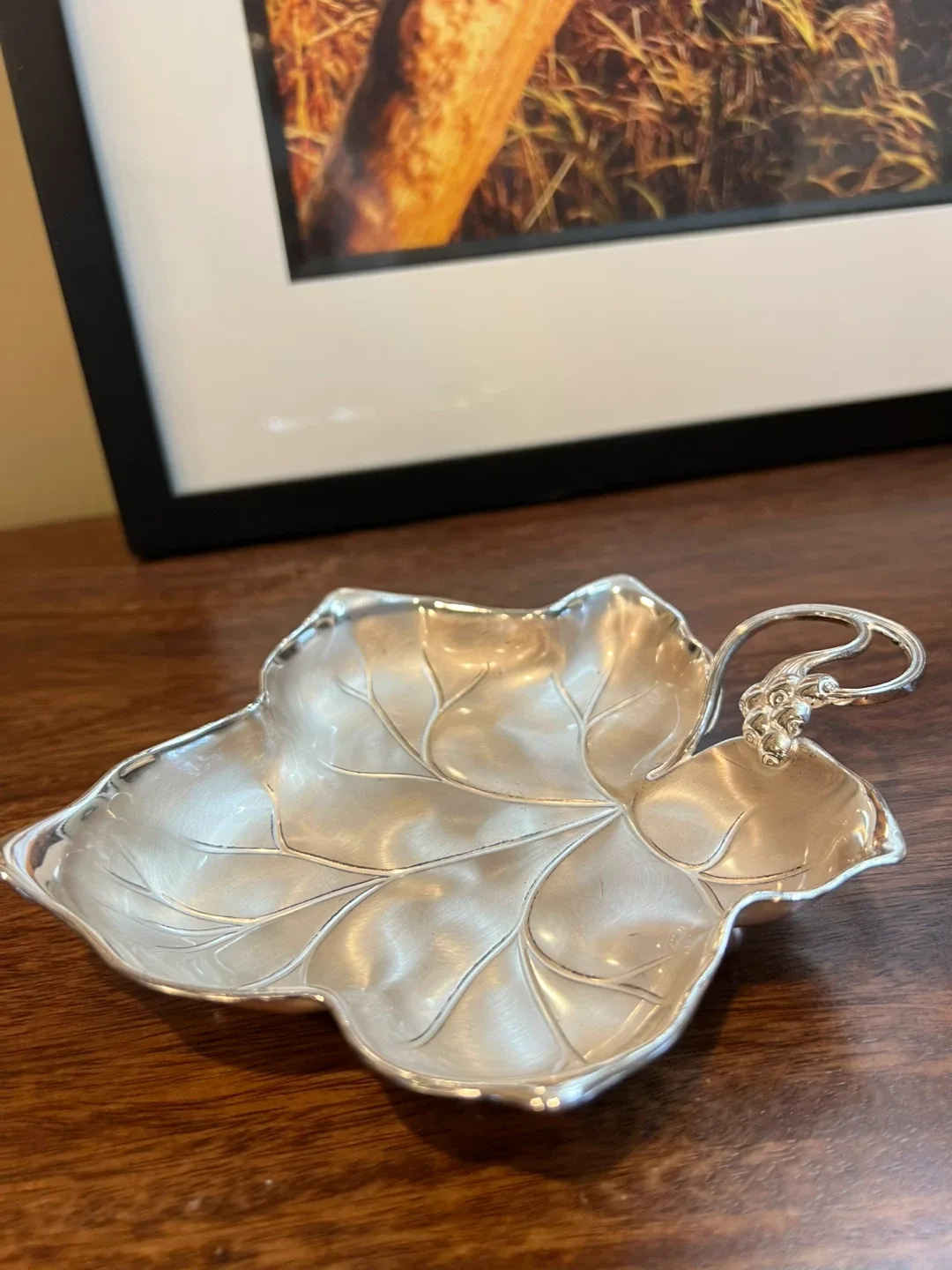 Mid Century WMF IKORA Leaf Dish