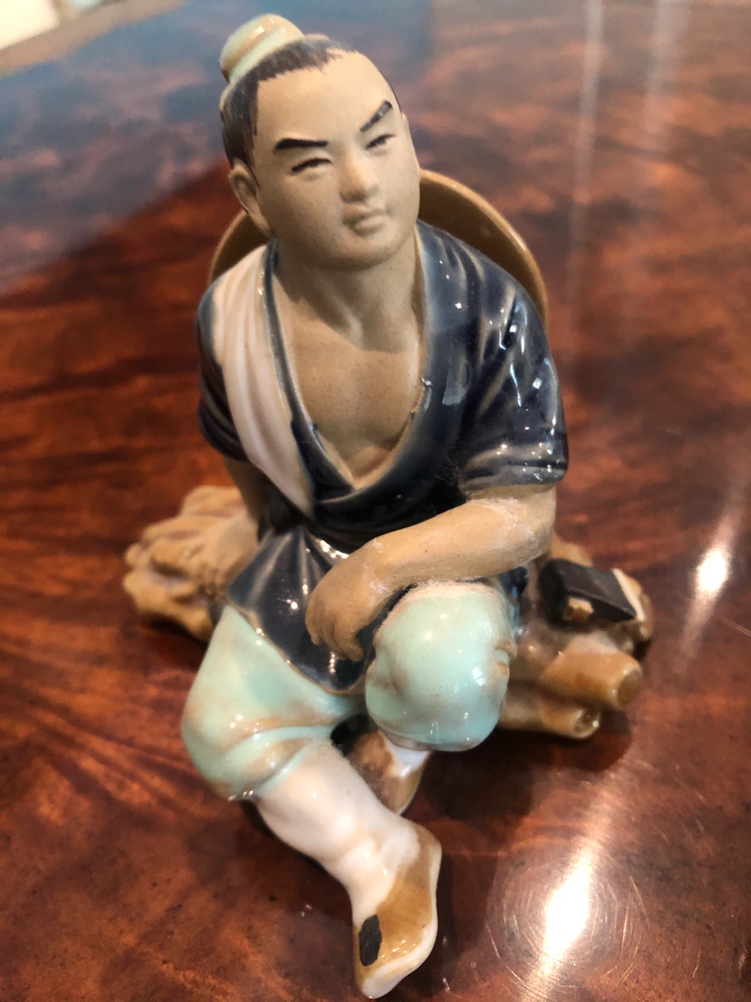 2 Vintage Chinese Ceramic Figurines - photo 3