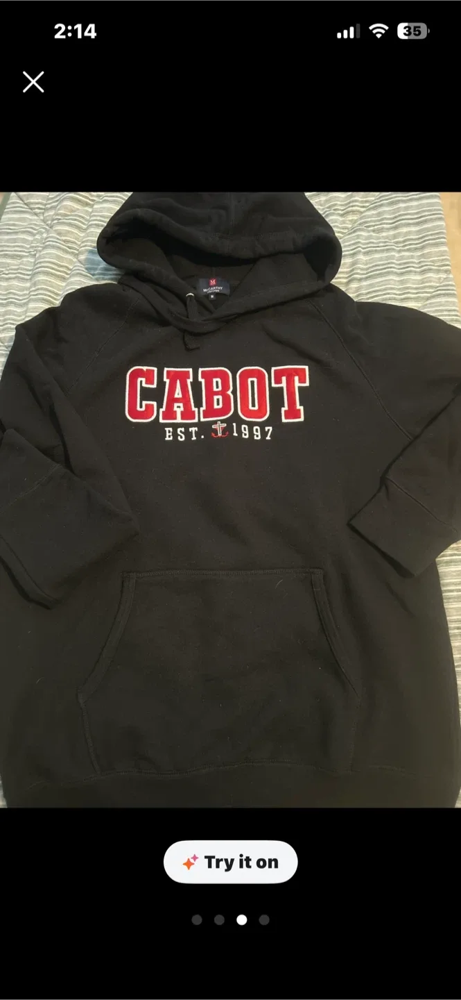McCarthy School  Uniform John Cabot Black Hoodie - Size M image indicator(4)