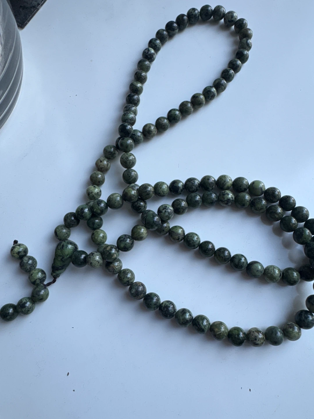 Green Beaded Mala Prayer Beads - photo 2
