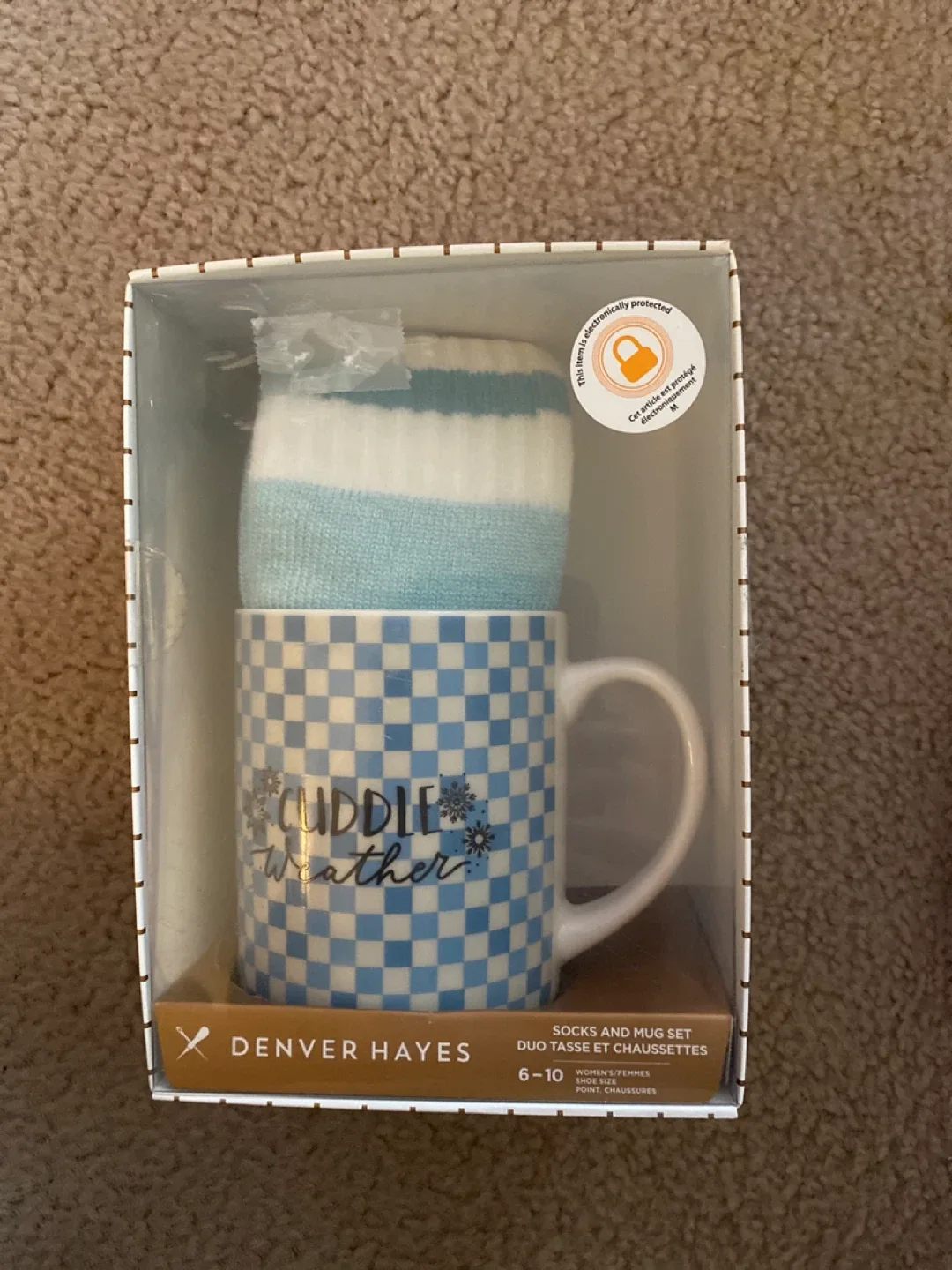 Denver Hayes Socks and Mug Set (Size 6-10)