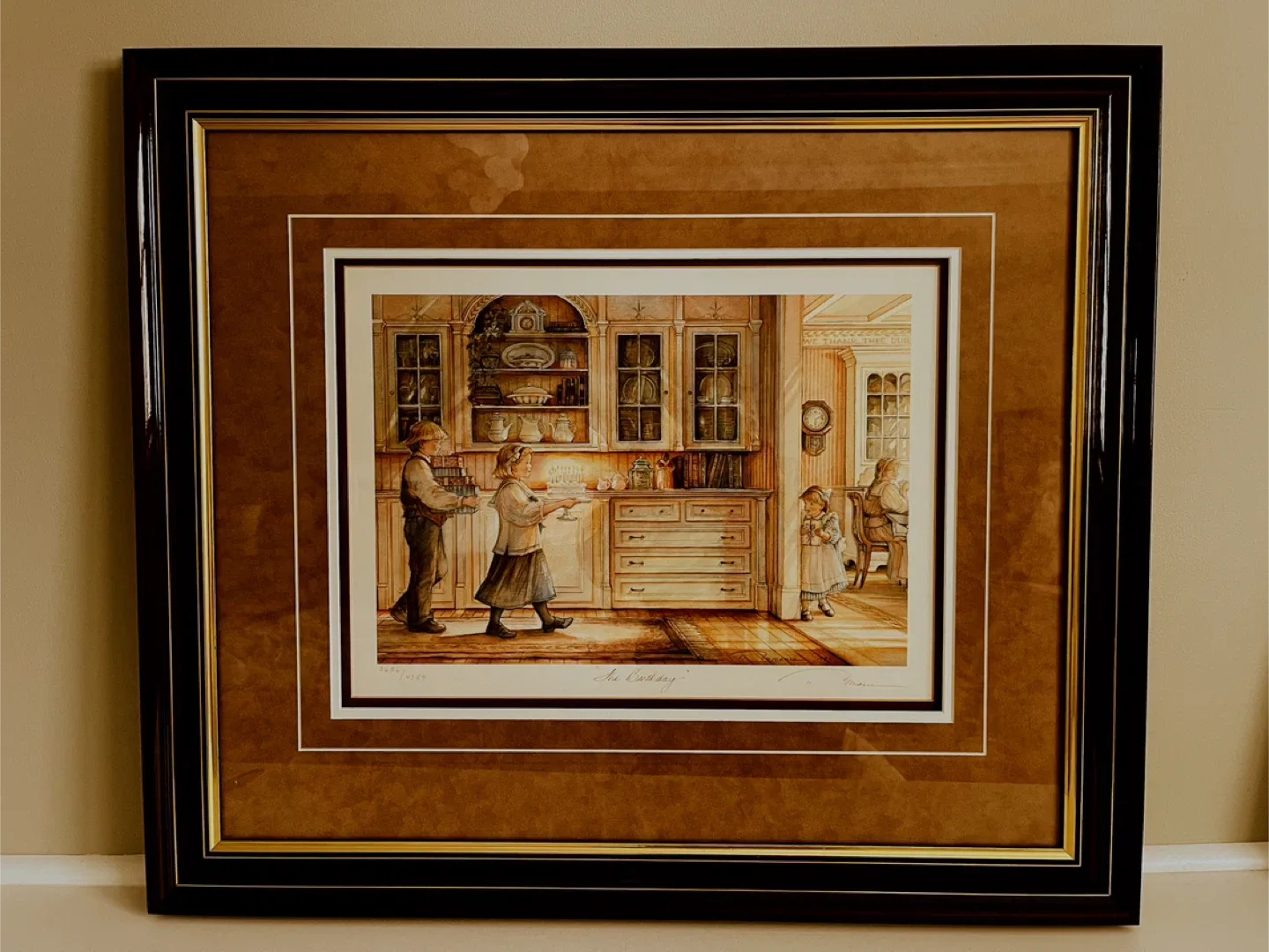 Trisha Romance "The Birthday" Framed Print