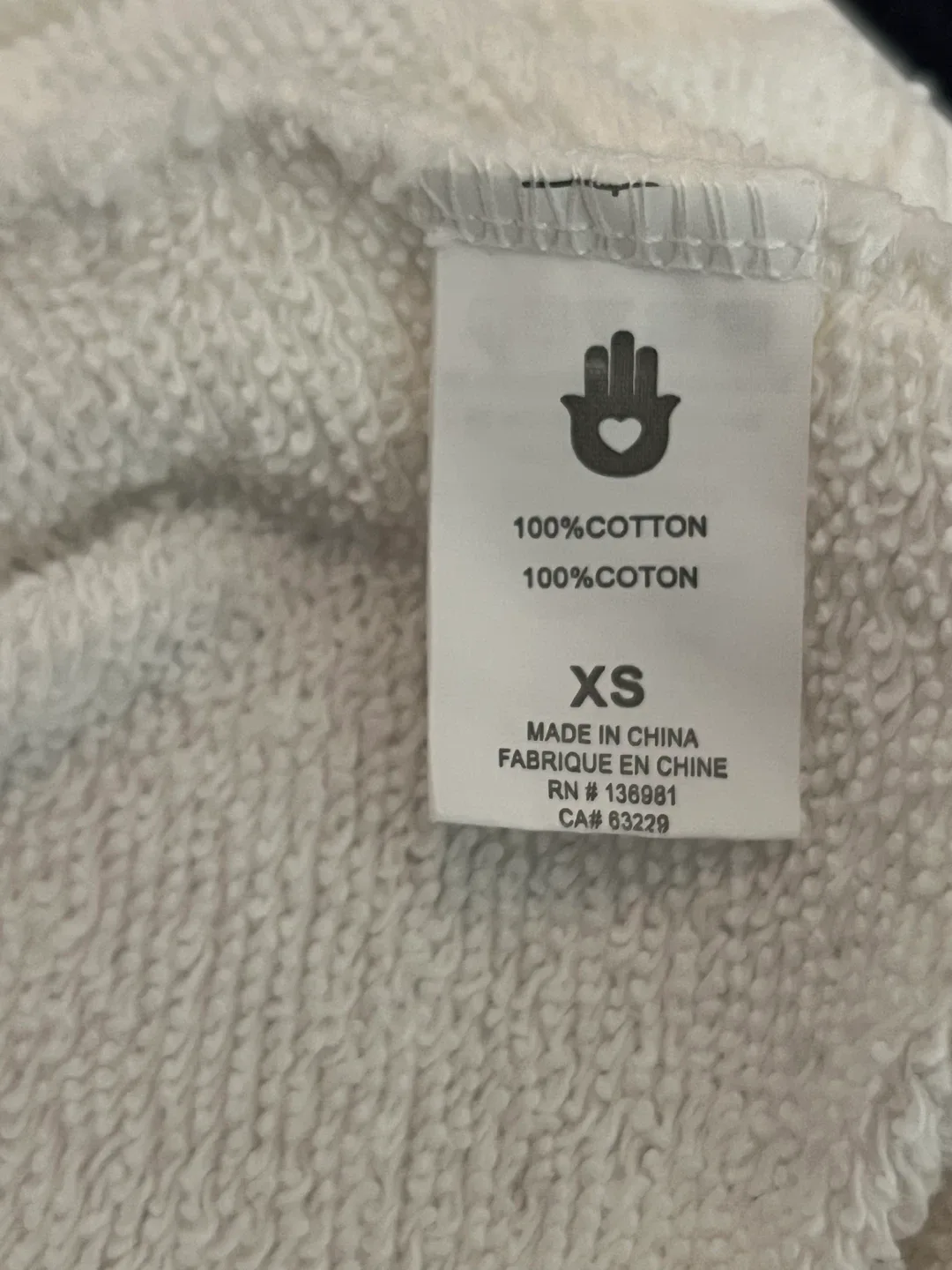 Peloton x Spiritual Gangster Rainbow White Sweatshirt Size XS image indicator(5)