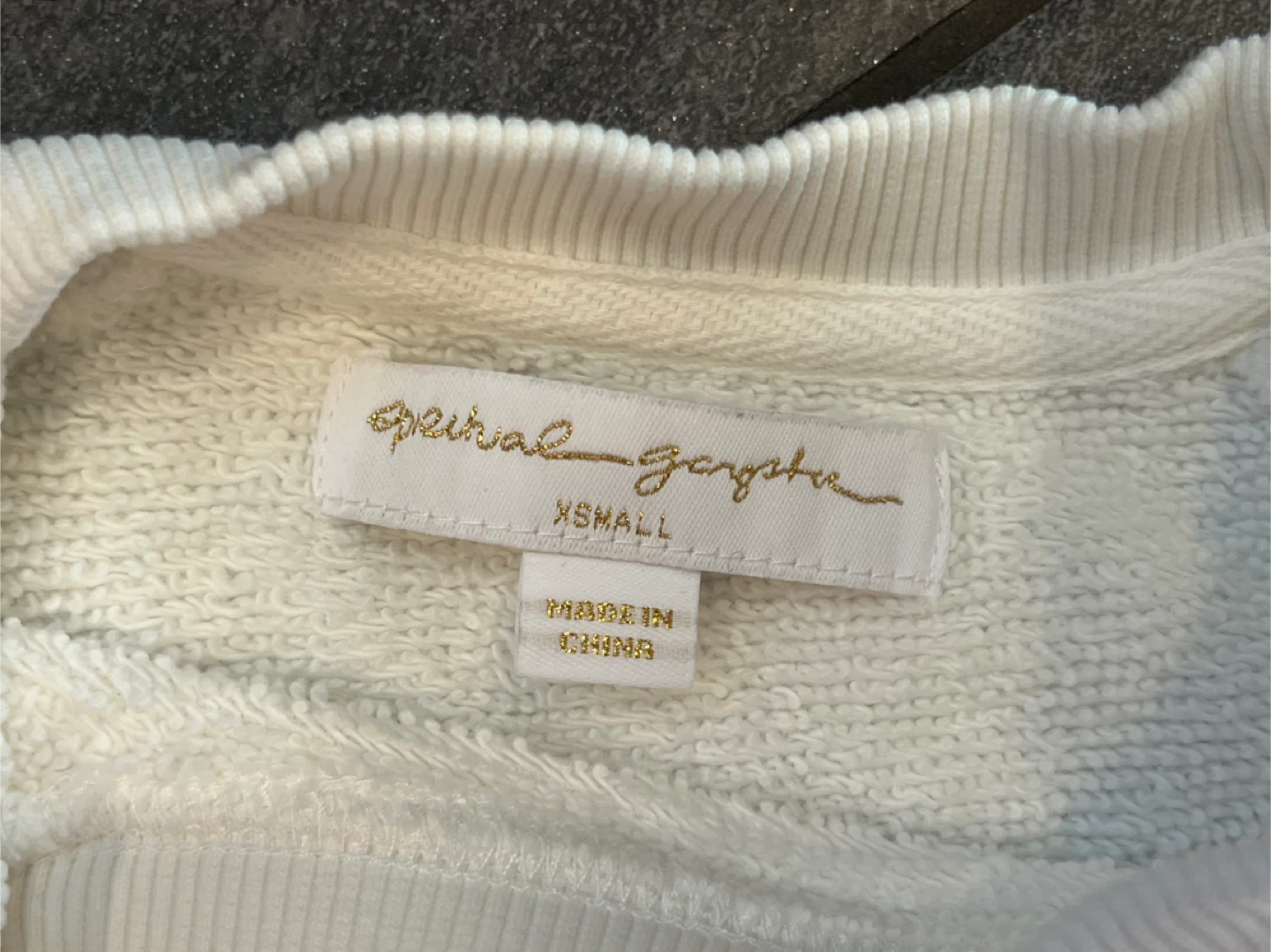 Peloton x Spiritual Gangster Rainbow White Sweatshirt Size XS - photo 3