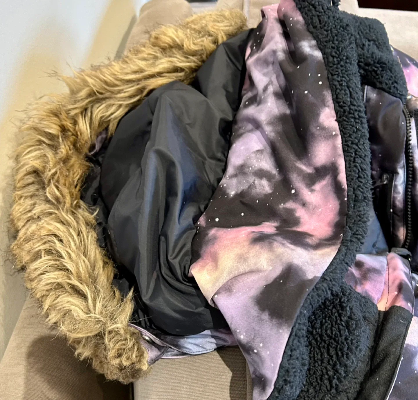 Ripzone Galaxy Print Winter Jacket - Size M/M image indicator(4)