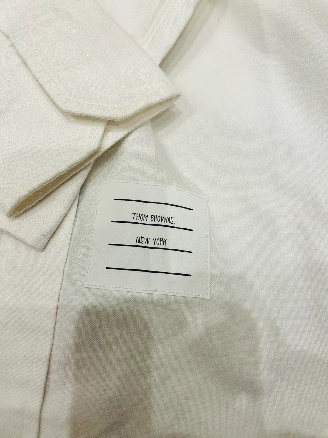 Thom Browne White Button Down Shirt image indicator(2)