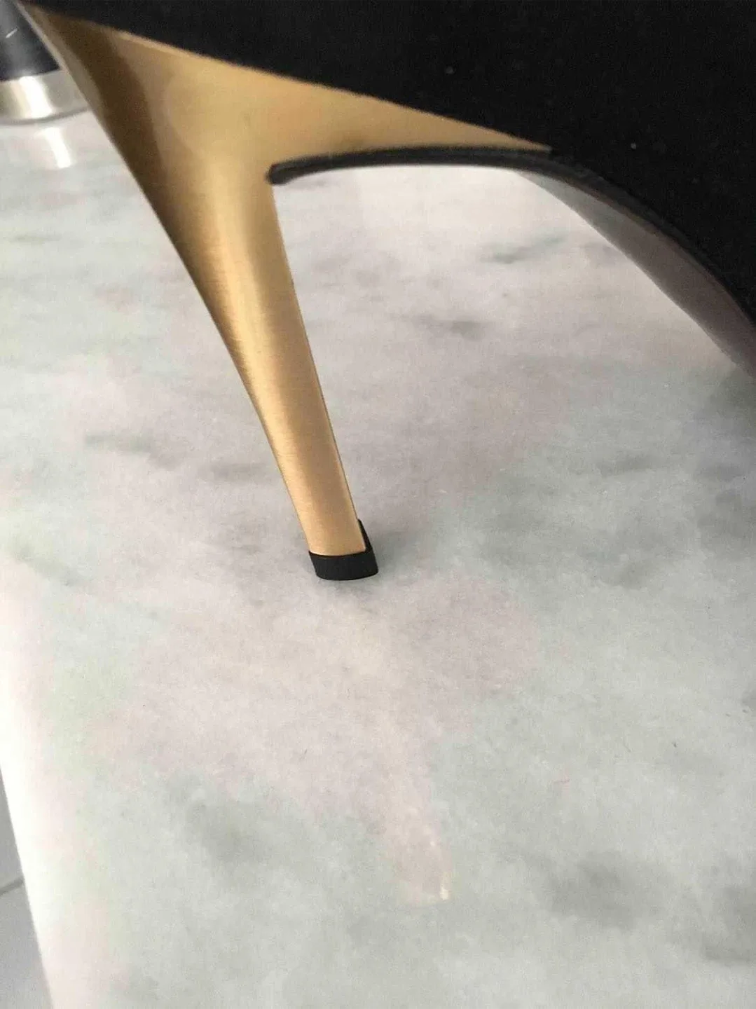 Brand New! Stuart Weitzman Black Suede Heels - Size 8M image indicator(3)