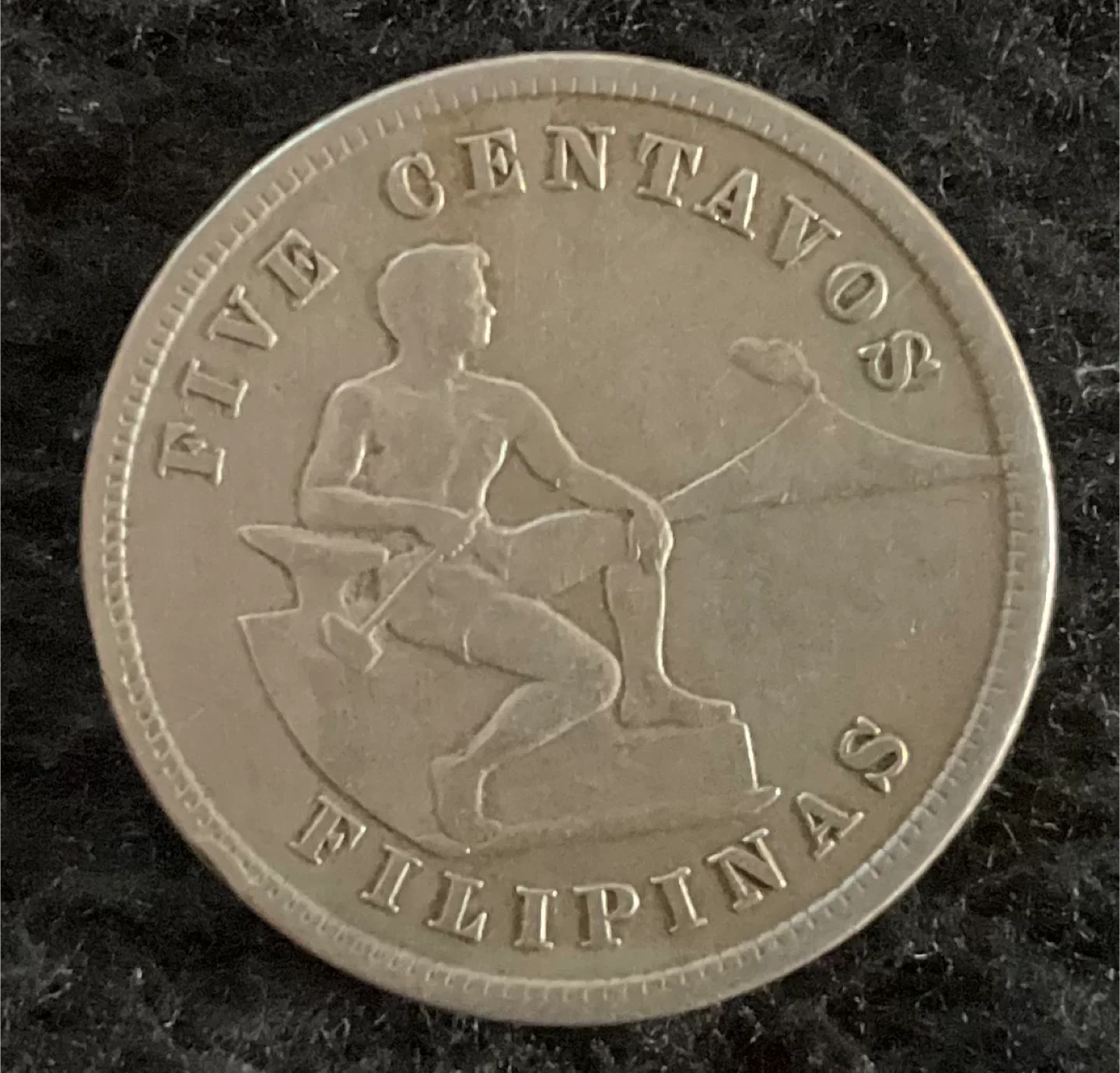 1916 Philippines 5 Centavos - RARE image indicator(2)